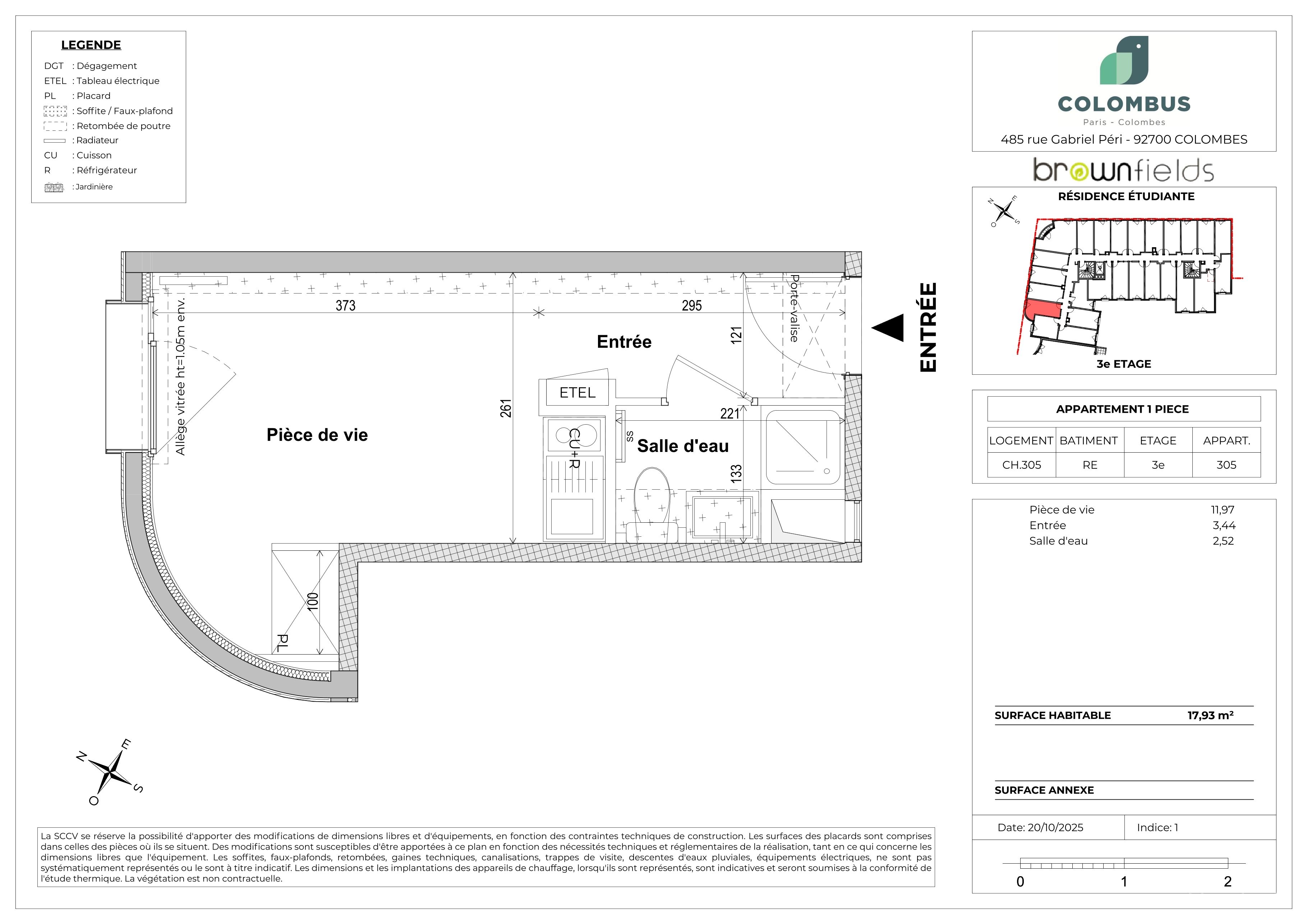 Plantegning for bolig CH305