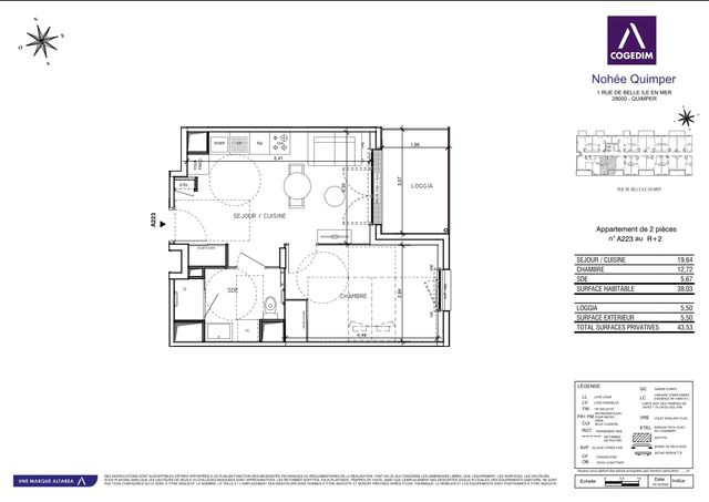 Plan lokalu A223