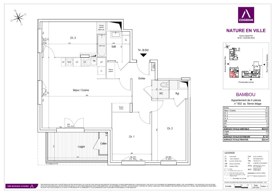 Plan du logement