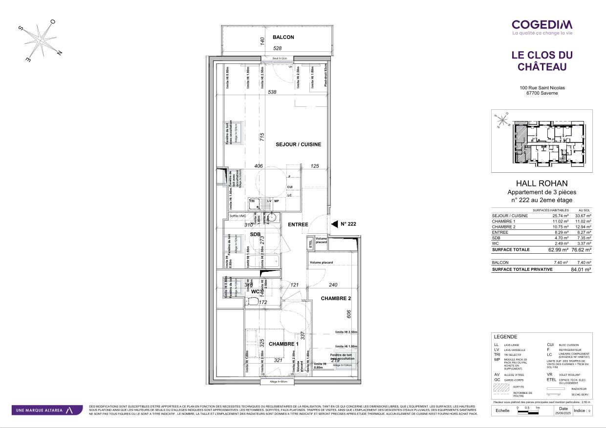 Plan du logement