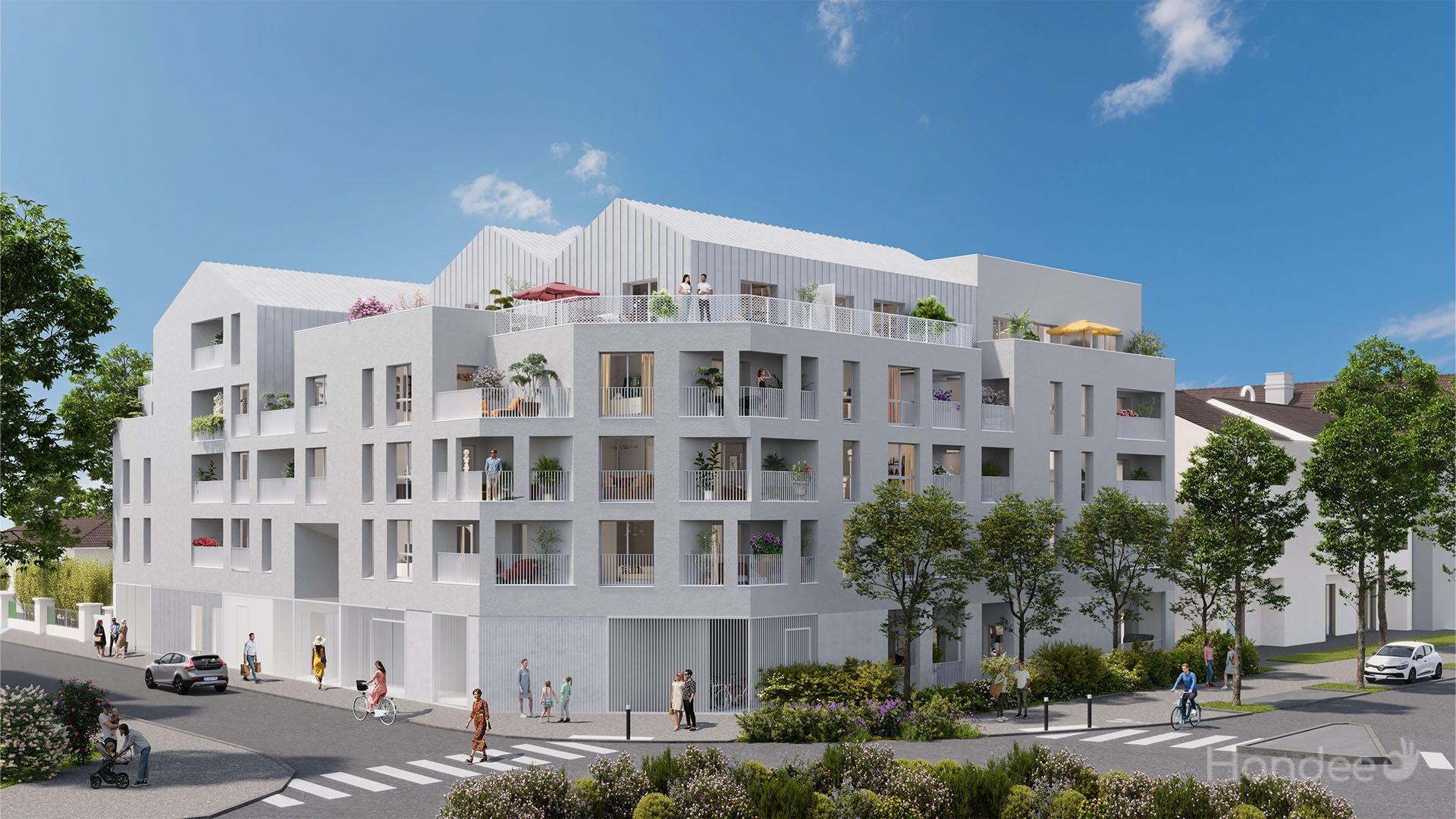 Perspective rue St Herblain Les Hauts de Cheverny BD