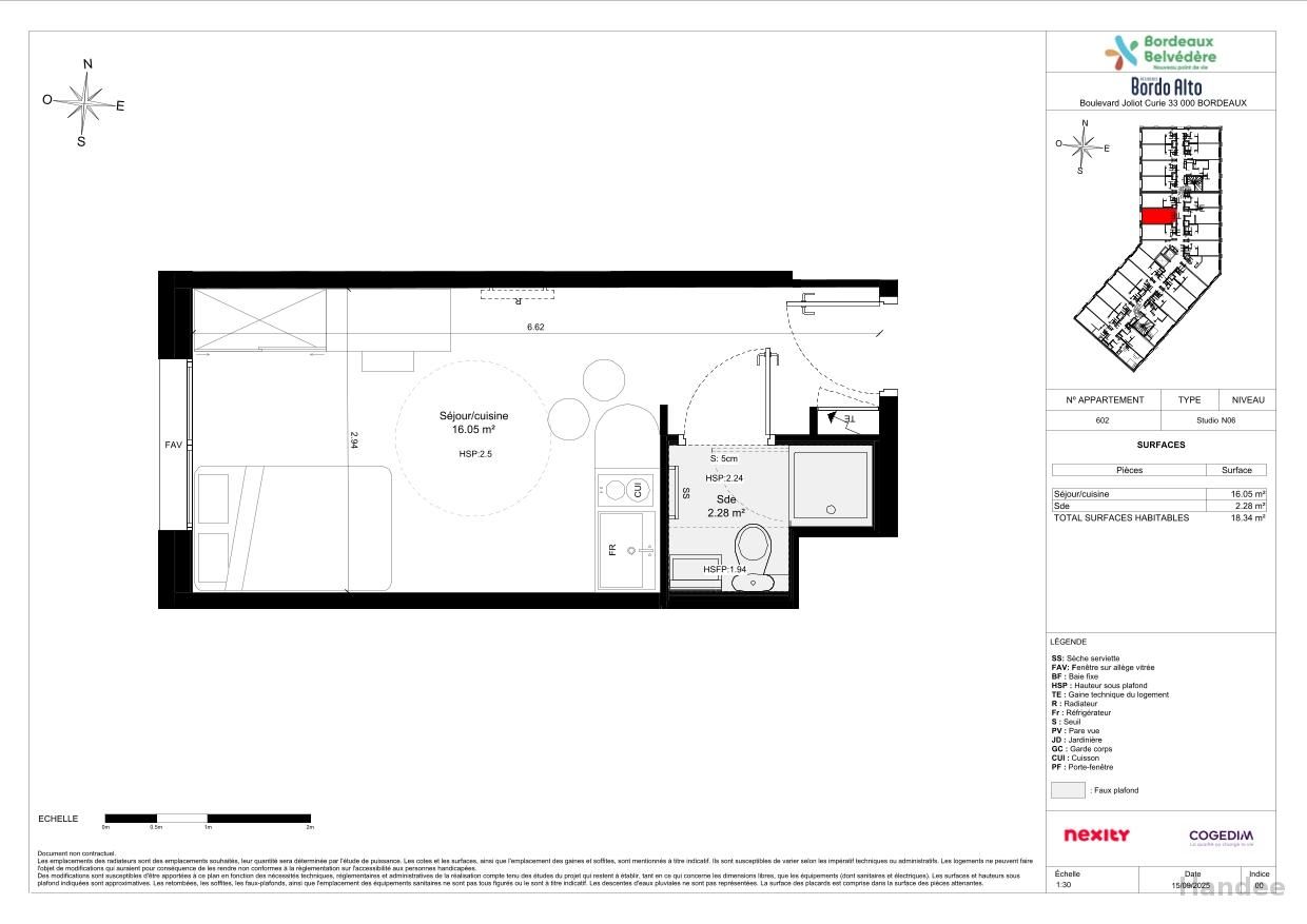 Plan du logement