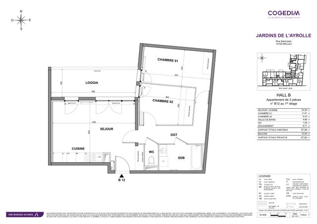 Plan lokalu B12