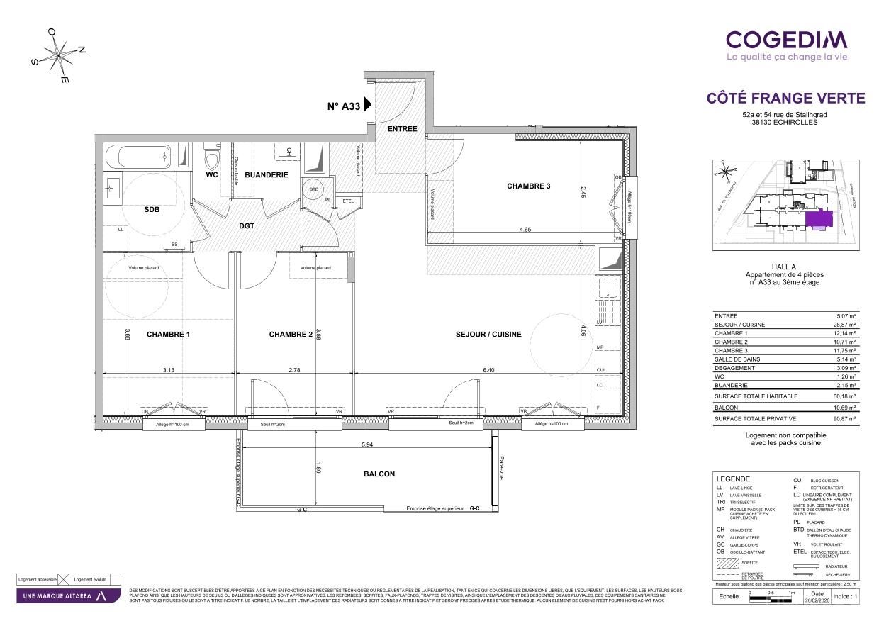 Plan du logement