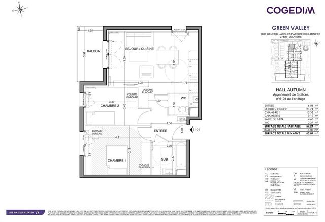 Plan lokalu 6104