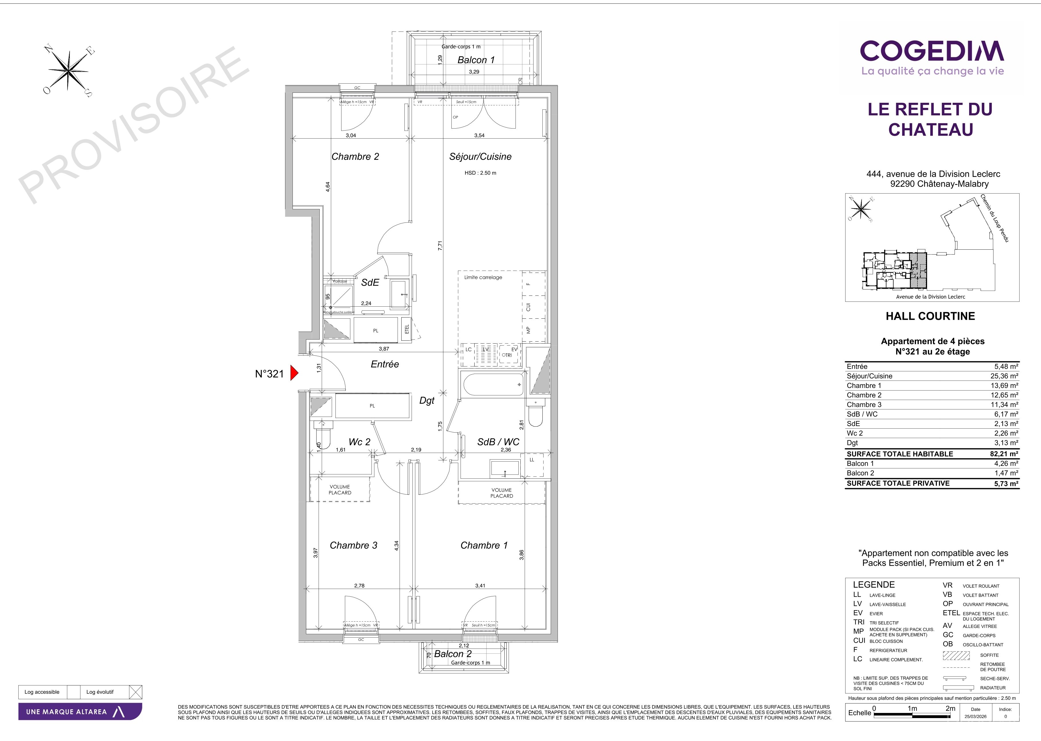 Plan du lot 321