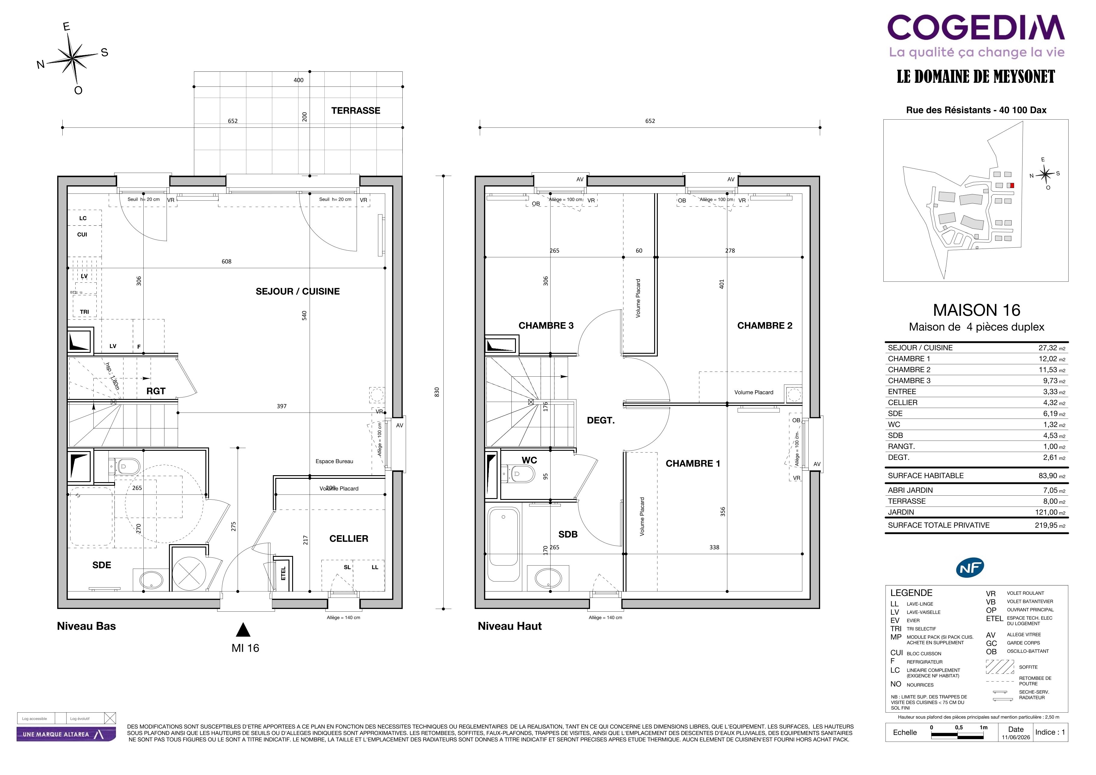 Plan du logement