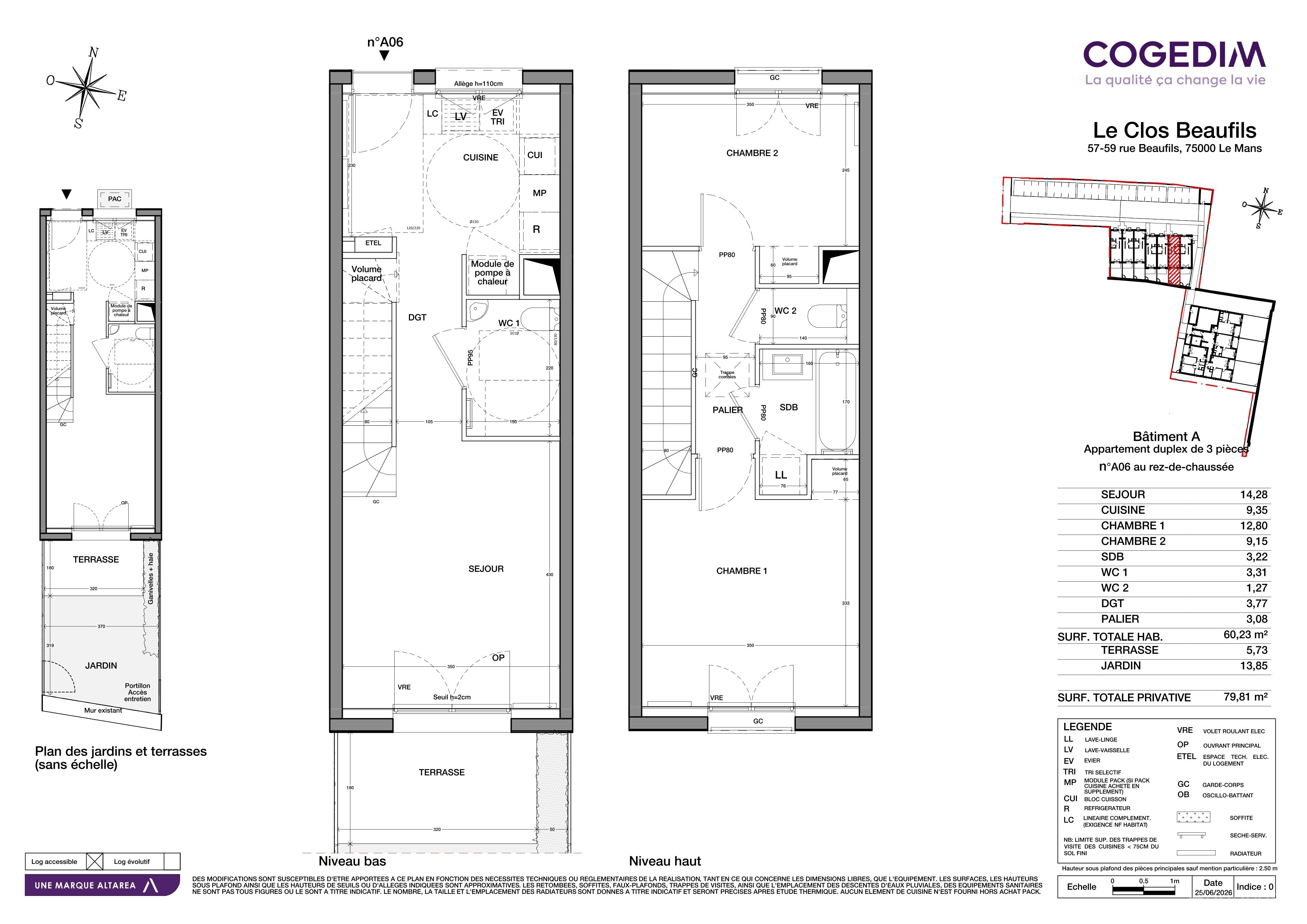 Plan du lot A006
