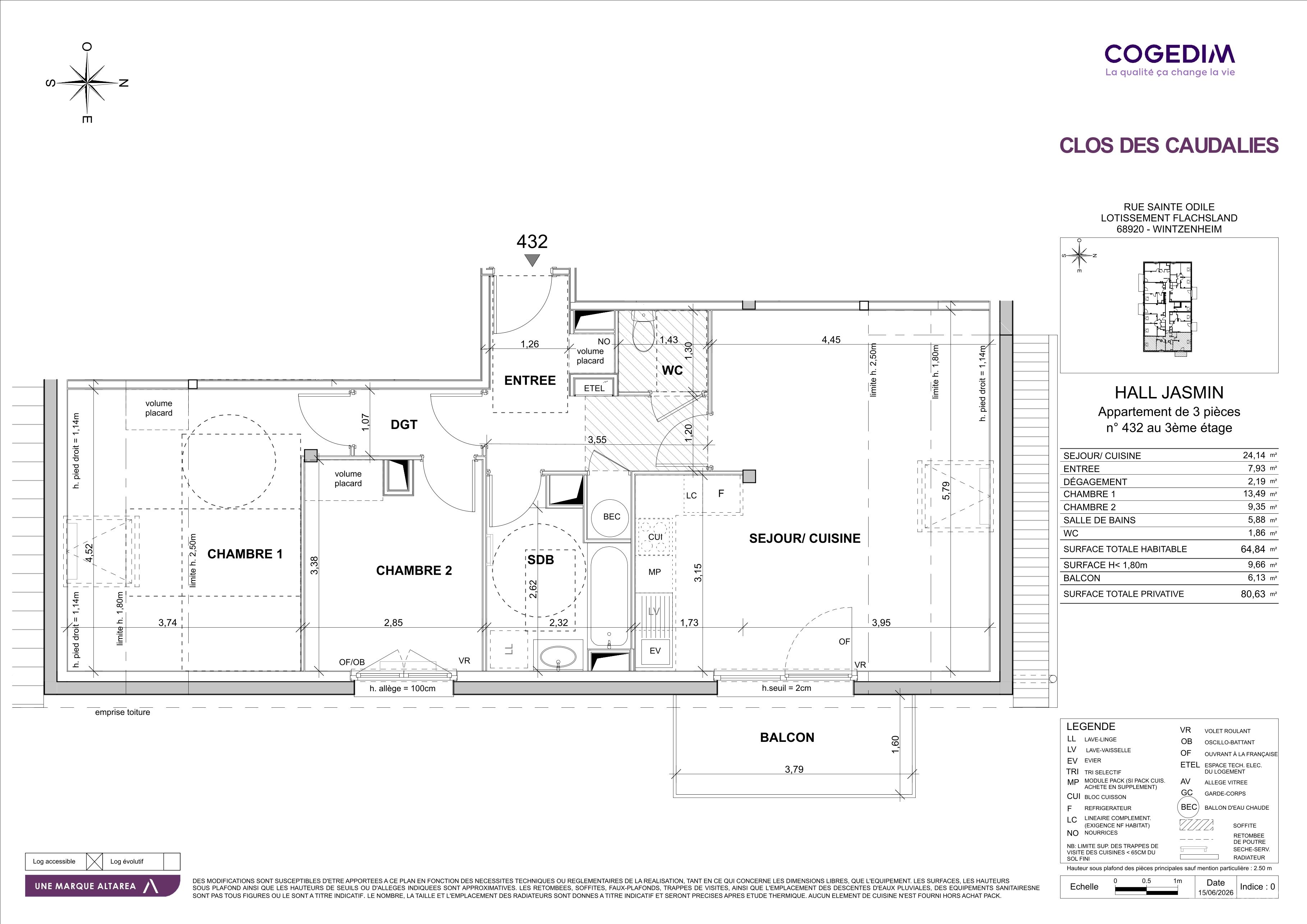 LE CLOS DES CAUDALIES - T3