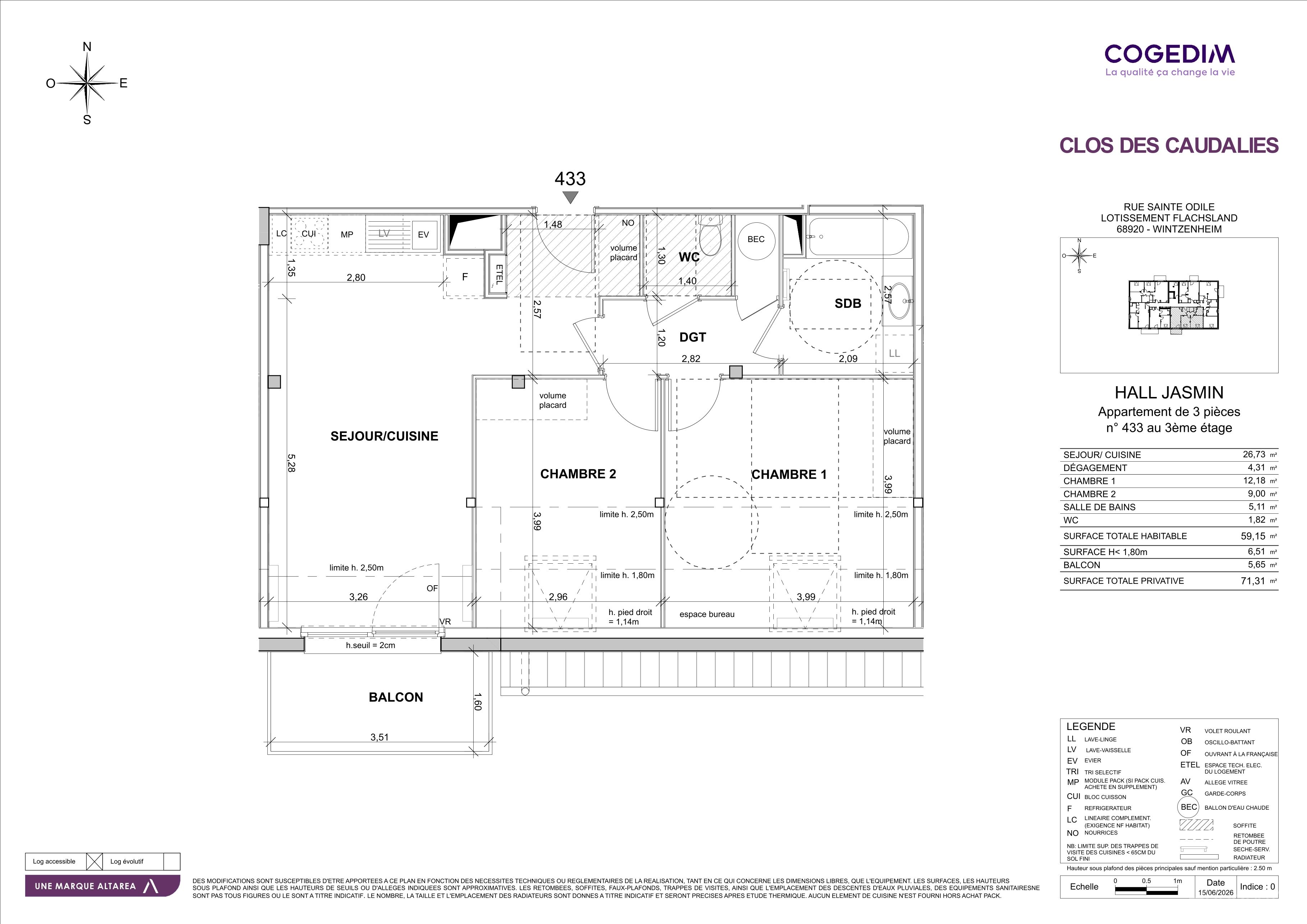 LE CLOS DES CAUDALIES - T3