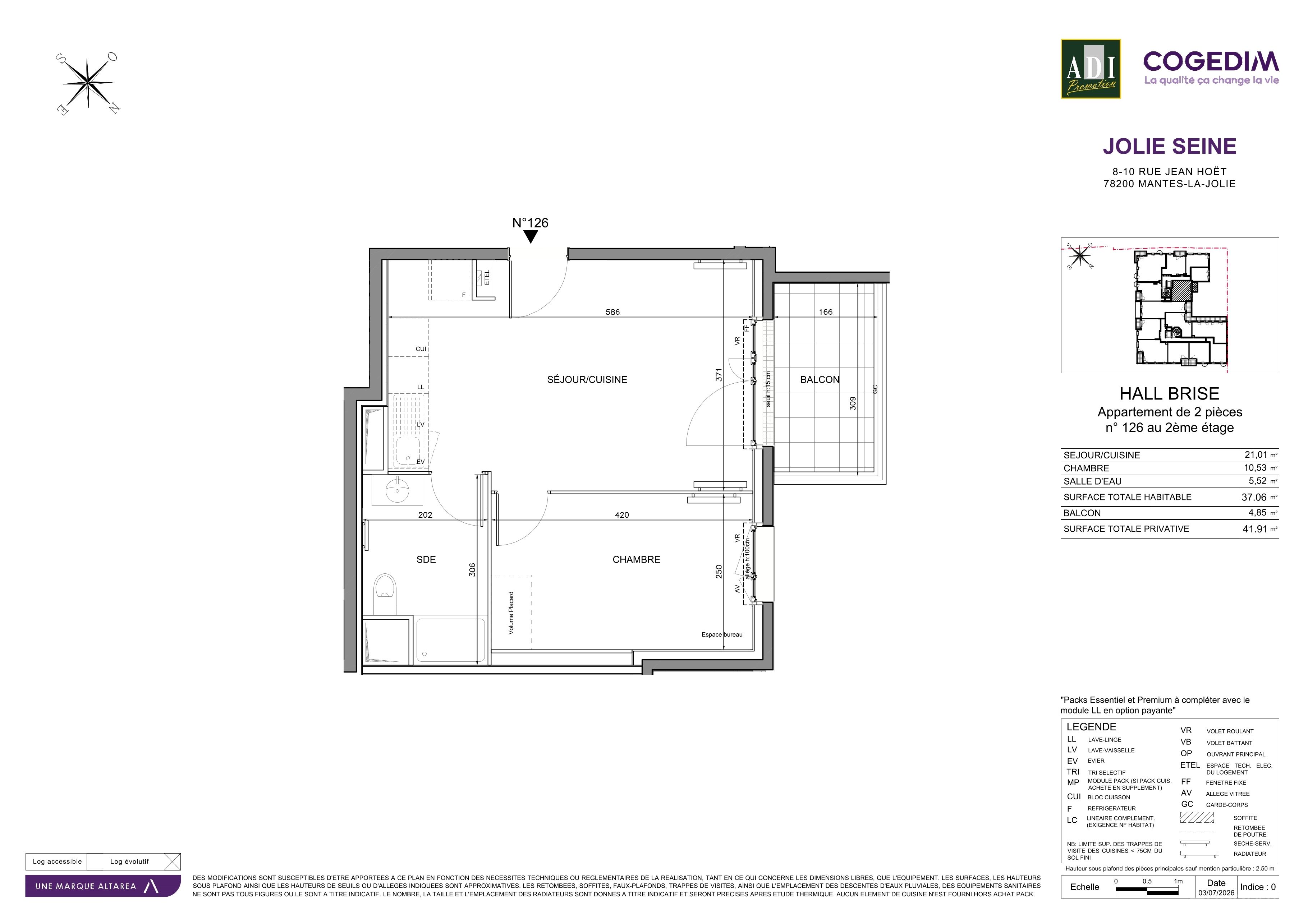 Plan du lot 126