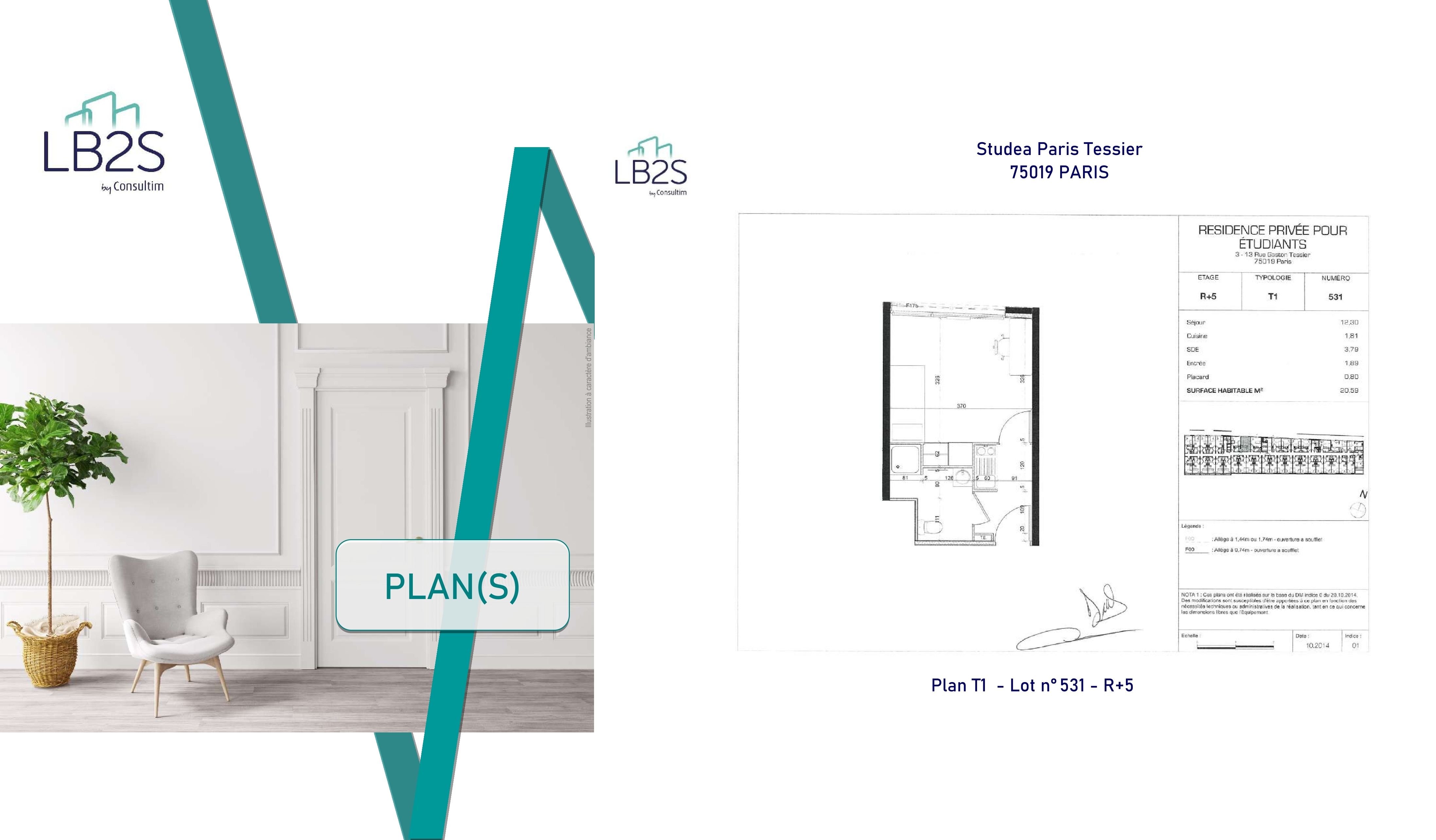 Plan du lot 531