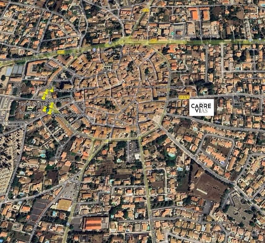 CARRE VIAS_Vue Google Earth