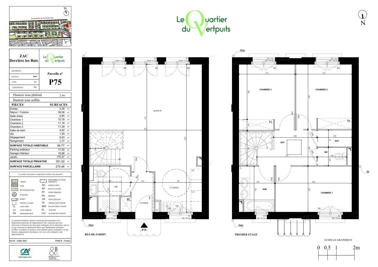 Le Quartier du Vertpuits - T4