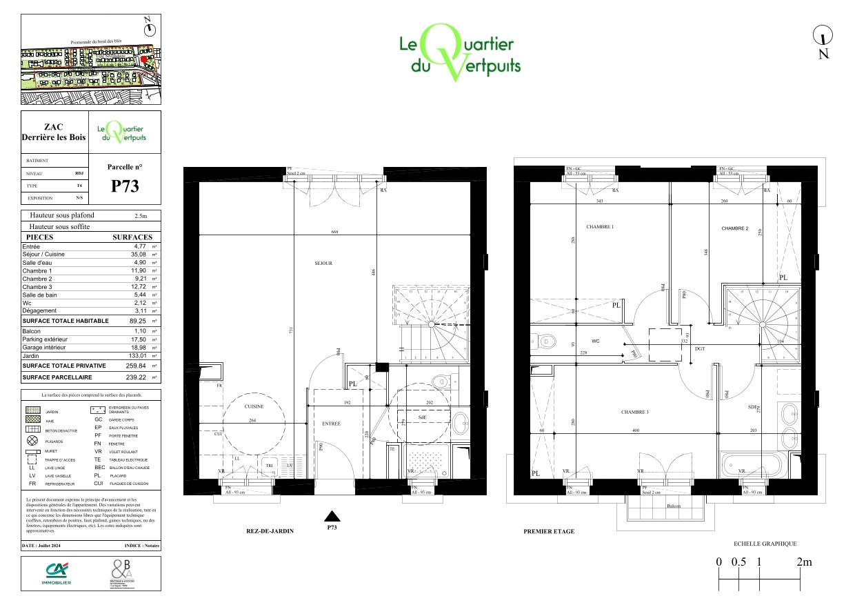 Le Quartier du Vertpuits - T4