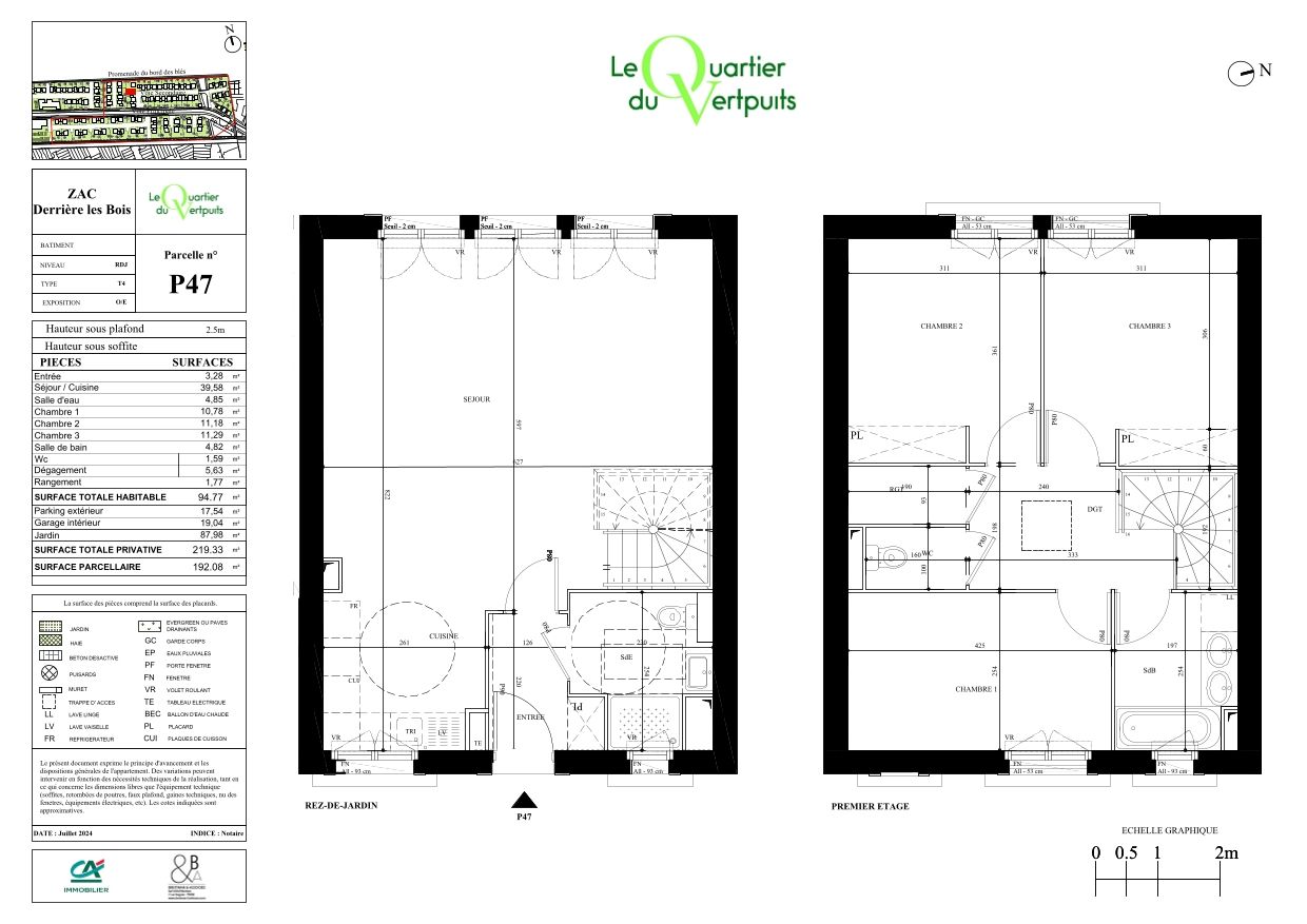 Le Quartier du Vertpuits - T4