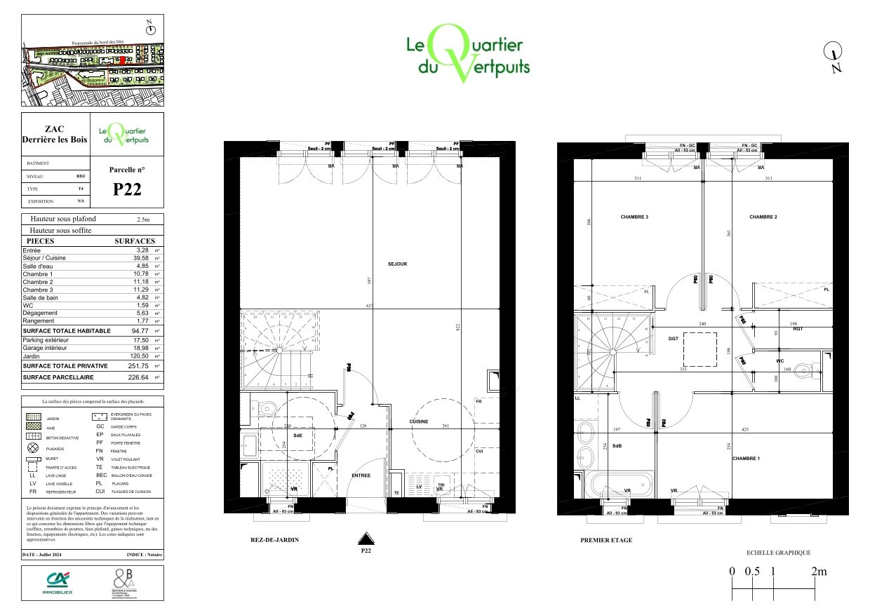 Le Quartier du Vertpuits - T4