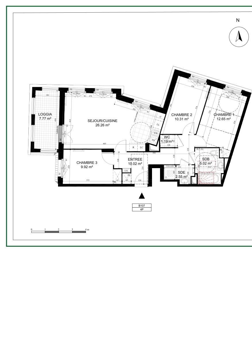 Le Quartier du Vertpuits - T4