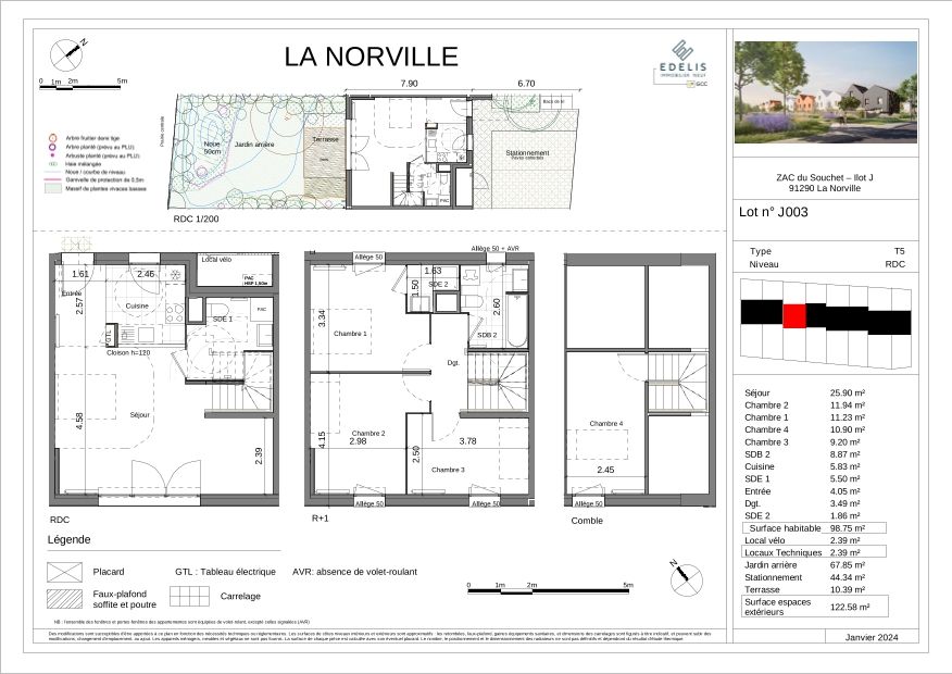 LE PETIT BOIS - Tr Ciale 3 - Individuel Accession Prix VEFI - T5