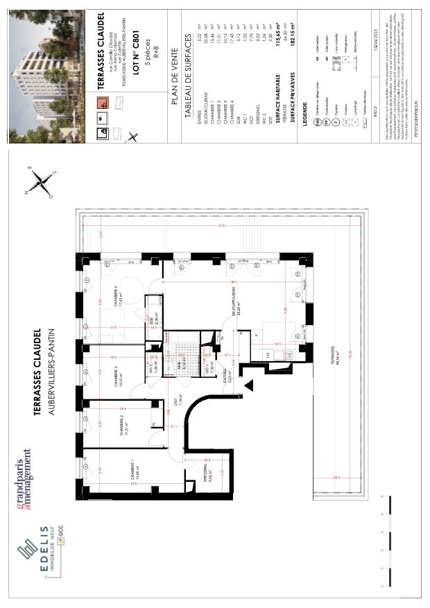 LES TERRASSES CLAUDEL - LES TERRASSES CLAUDEL - TR1 Collectifs Libre - T5