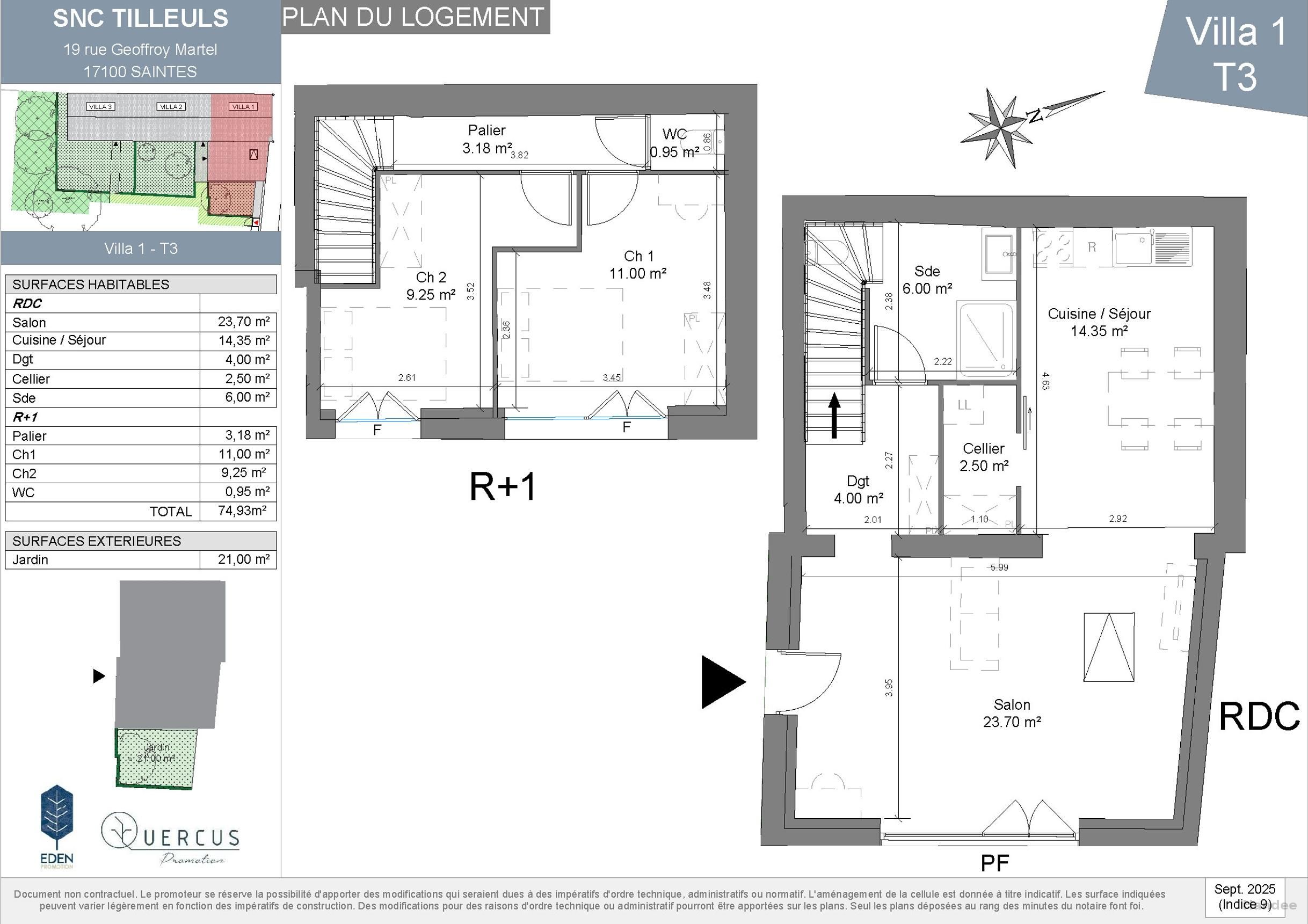 Villas Tilleuls - T3