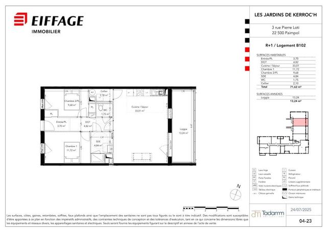 Plan lokalu B102
