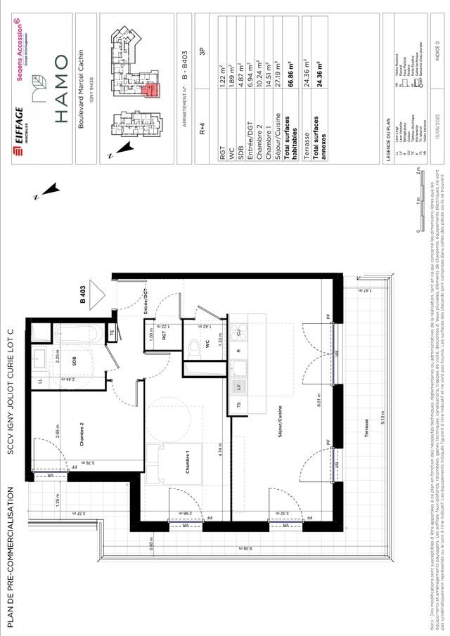 Plan lokalu B403