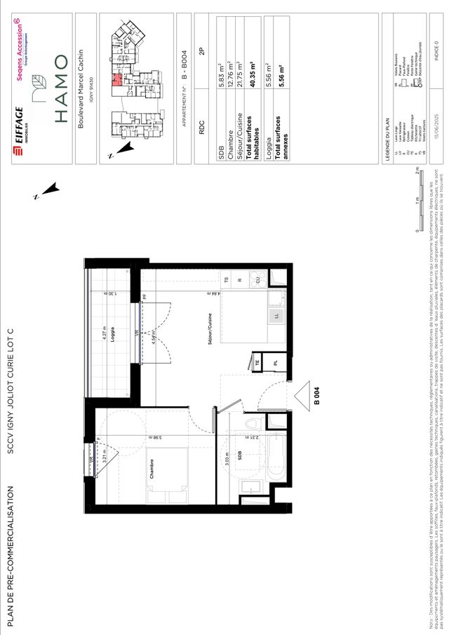 Plan lokalu B004