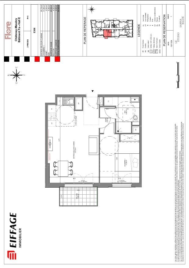 Plan du lot E306