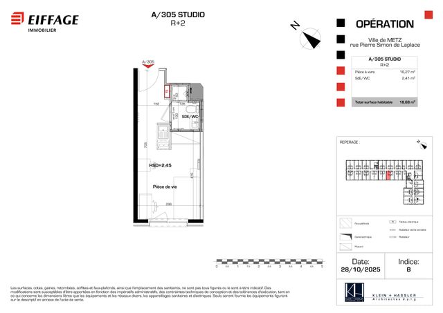 Plan lokalu A305