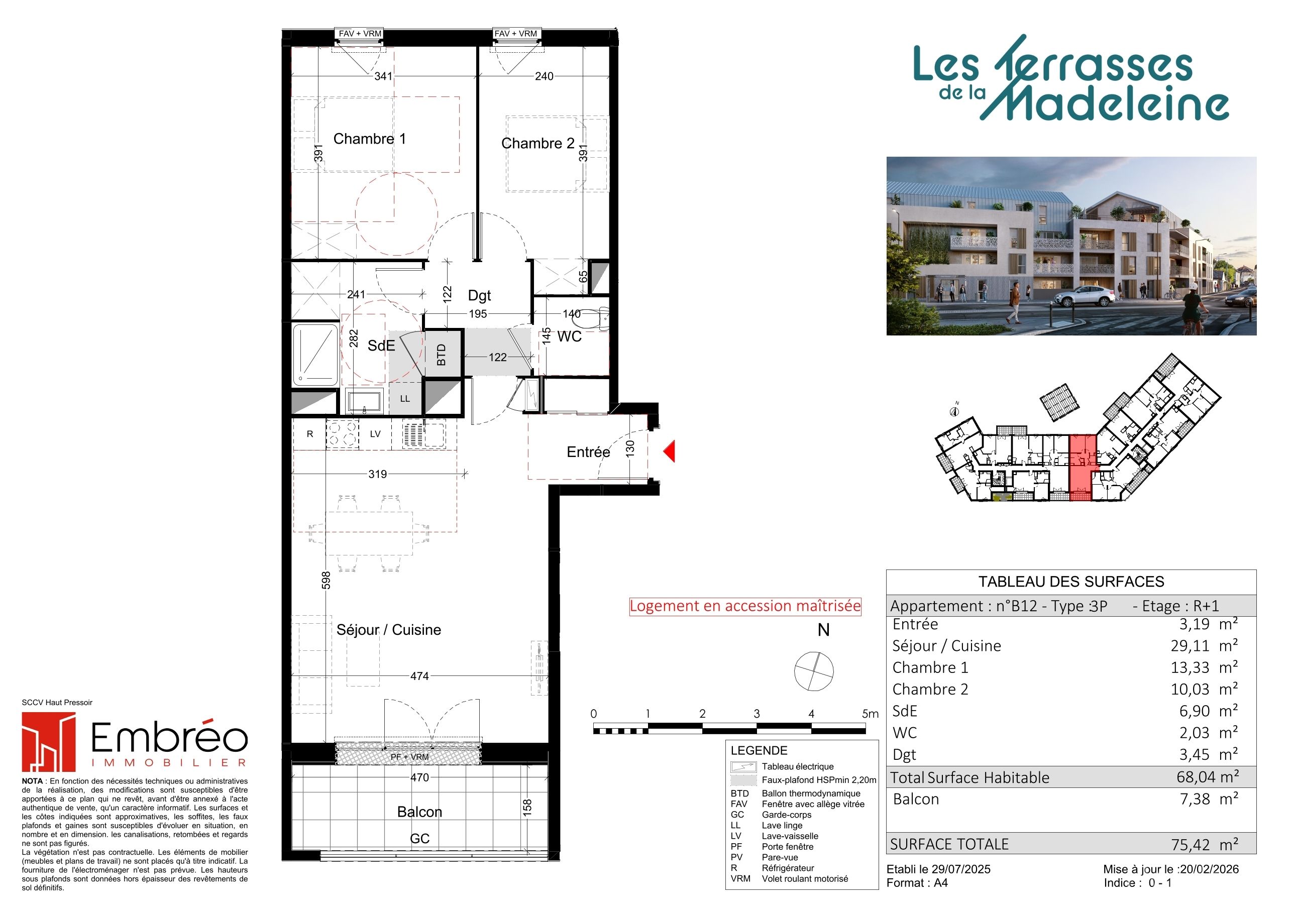 Plan du logement