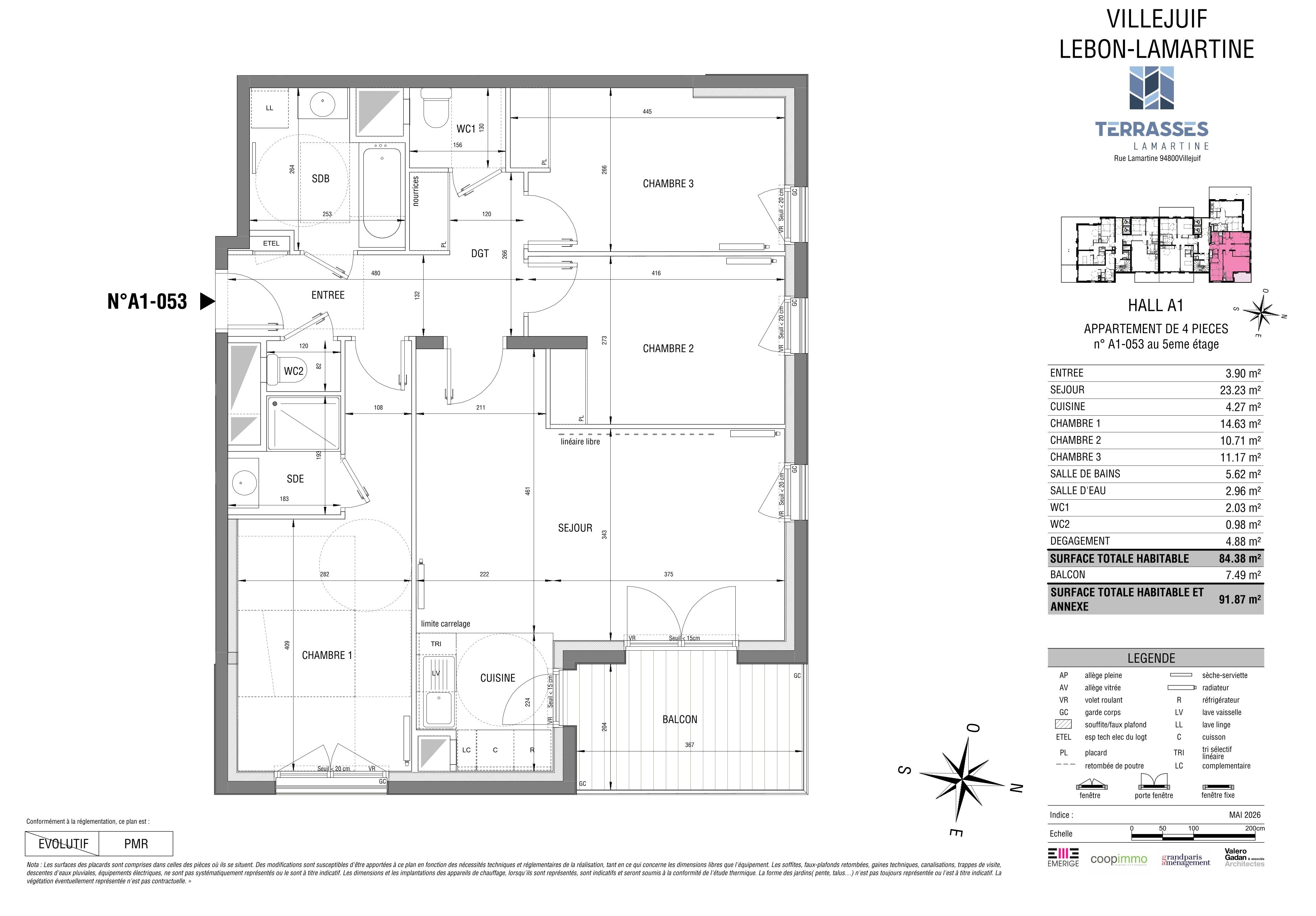 TERRASSES LAMARTINE - T4