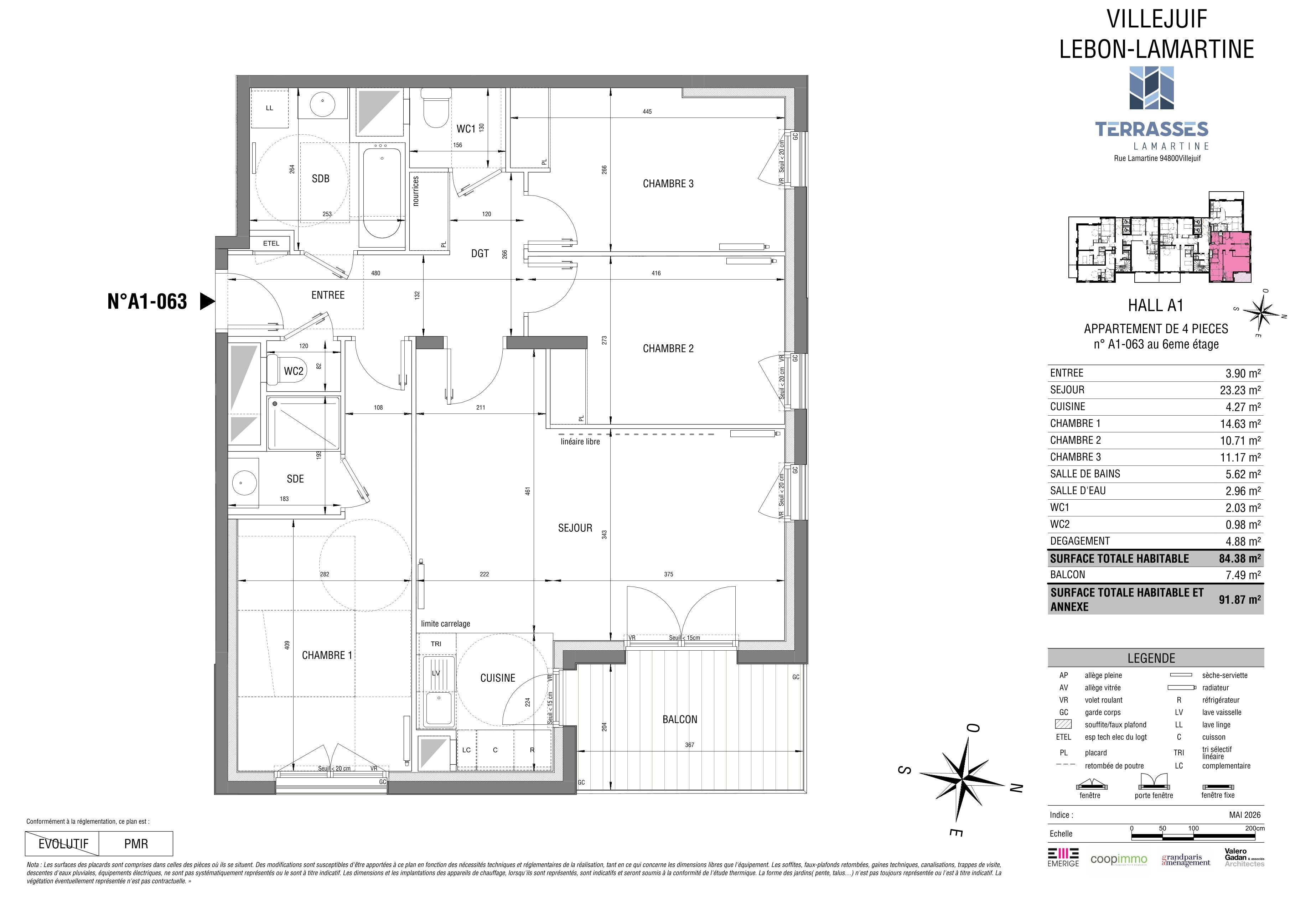 TERRASSES LAMARTINE - T4