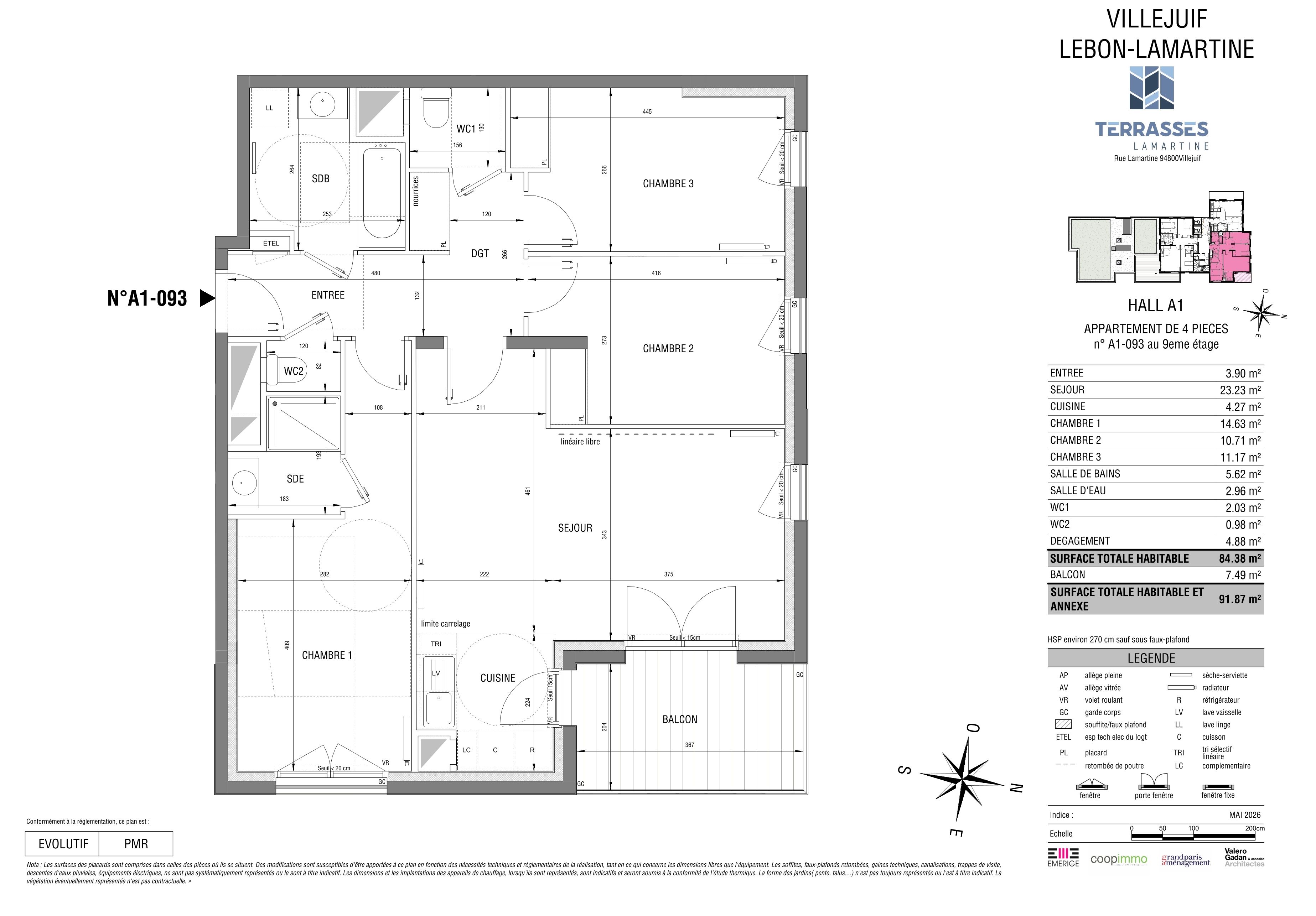 TERRASSES LAMARTINE - T4