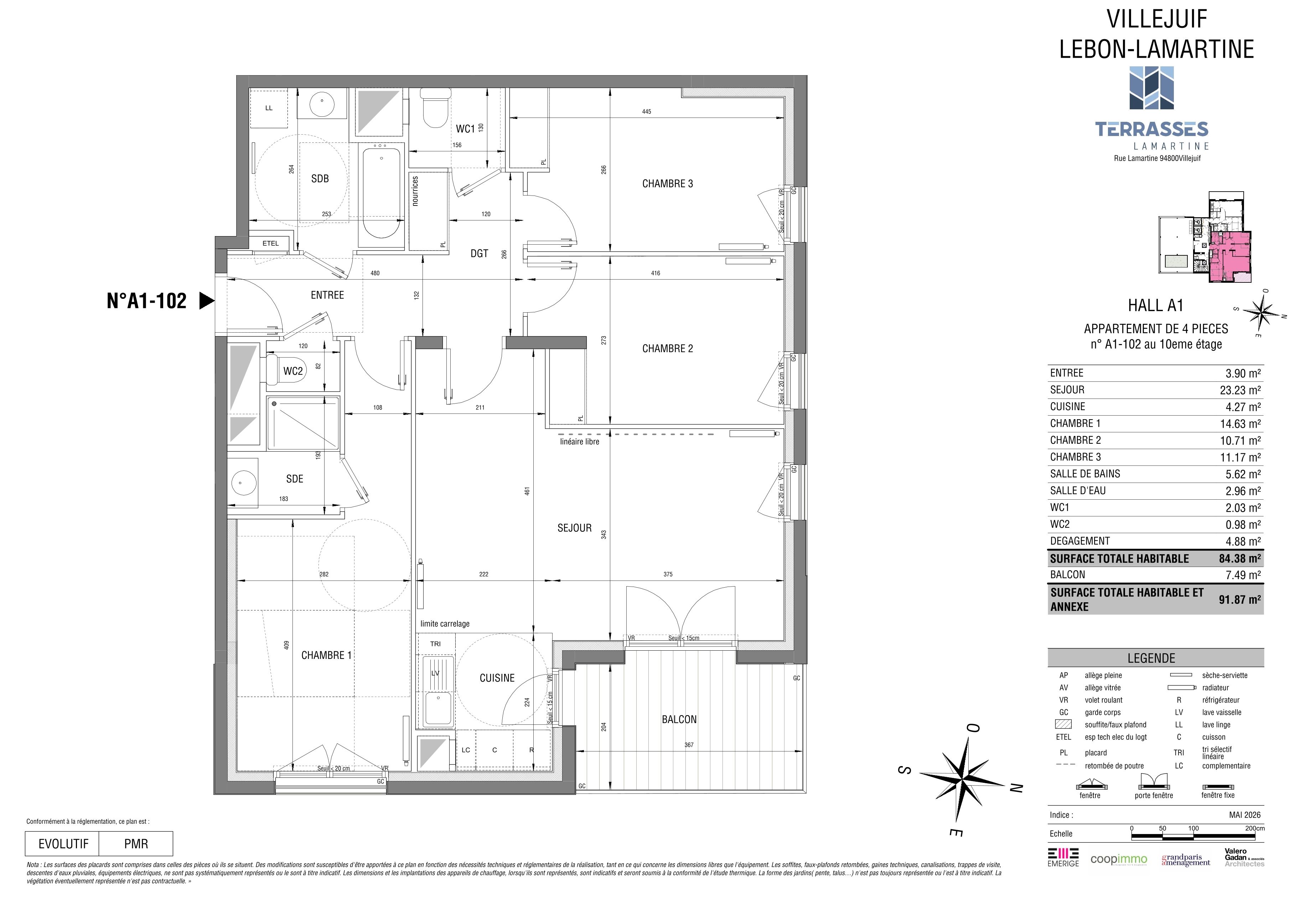 TERRASSES LAMARTINE - T4