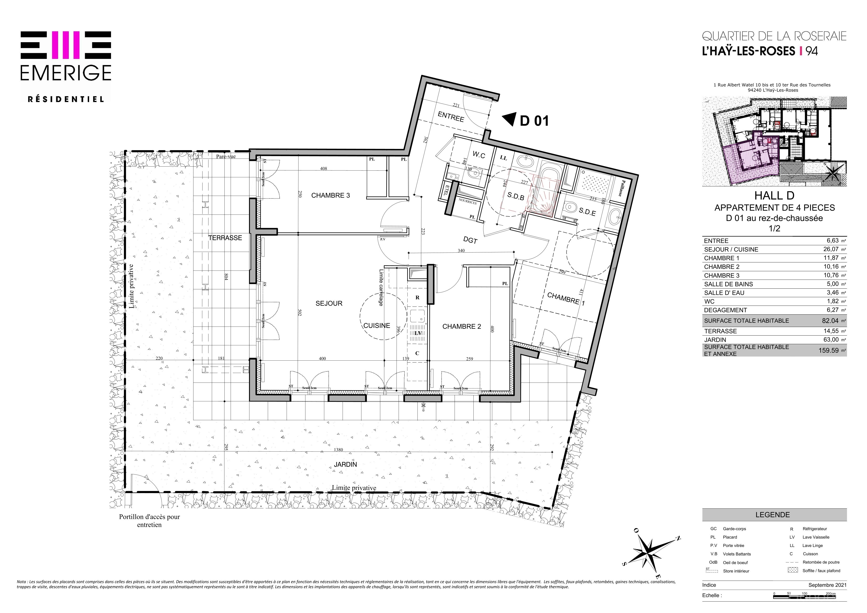 QUARTIER DE LA ROSERAIE - T4