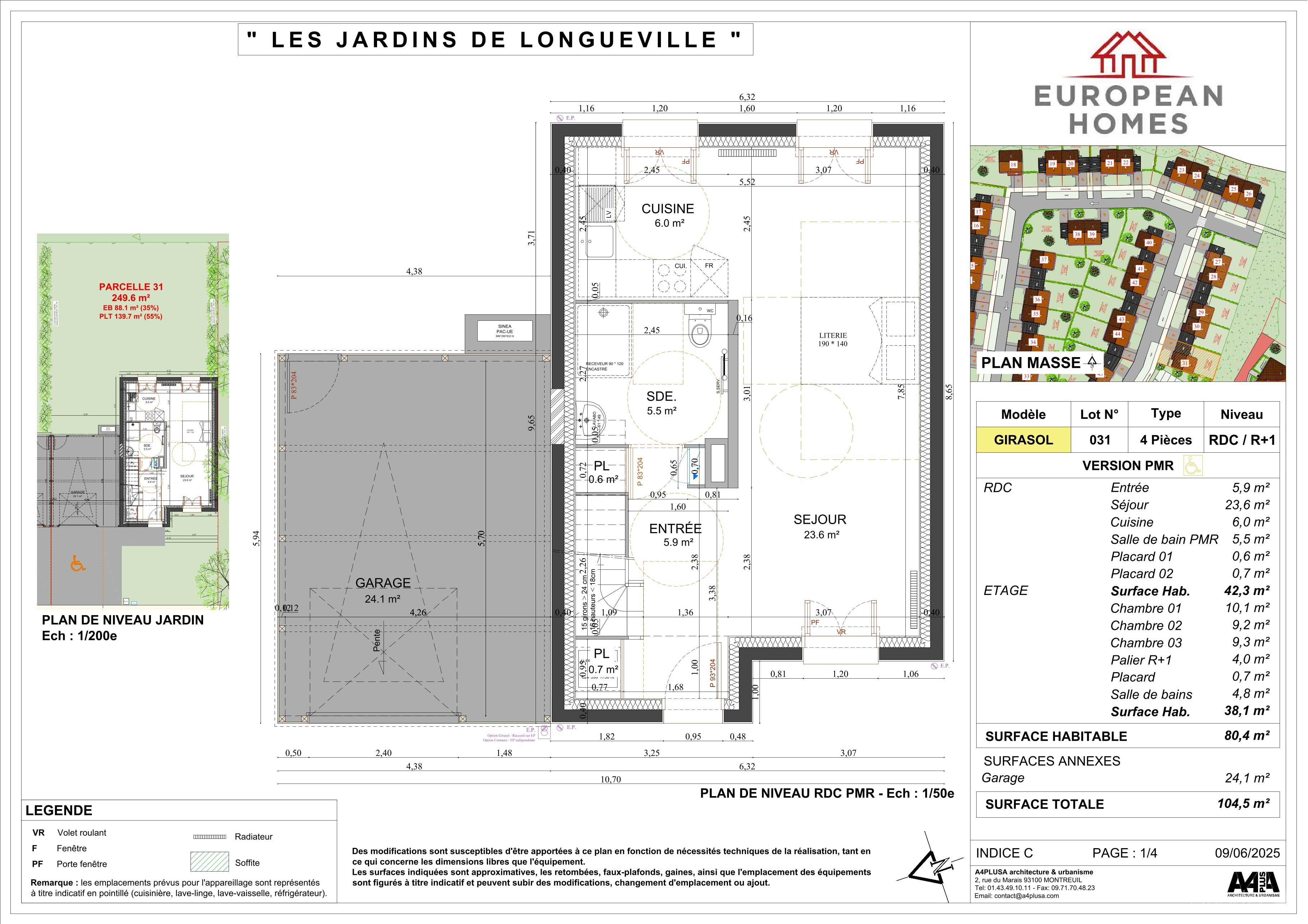 LES JARDINS DE LONGUEVILLE - T4