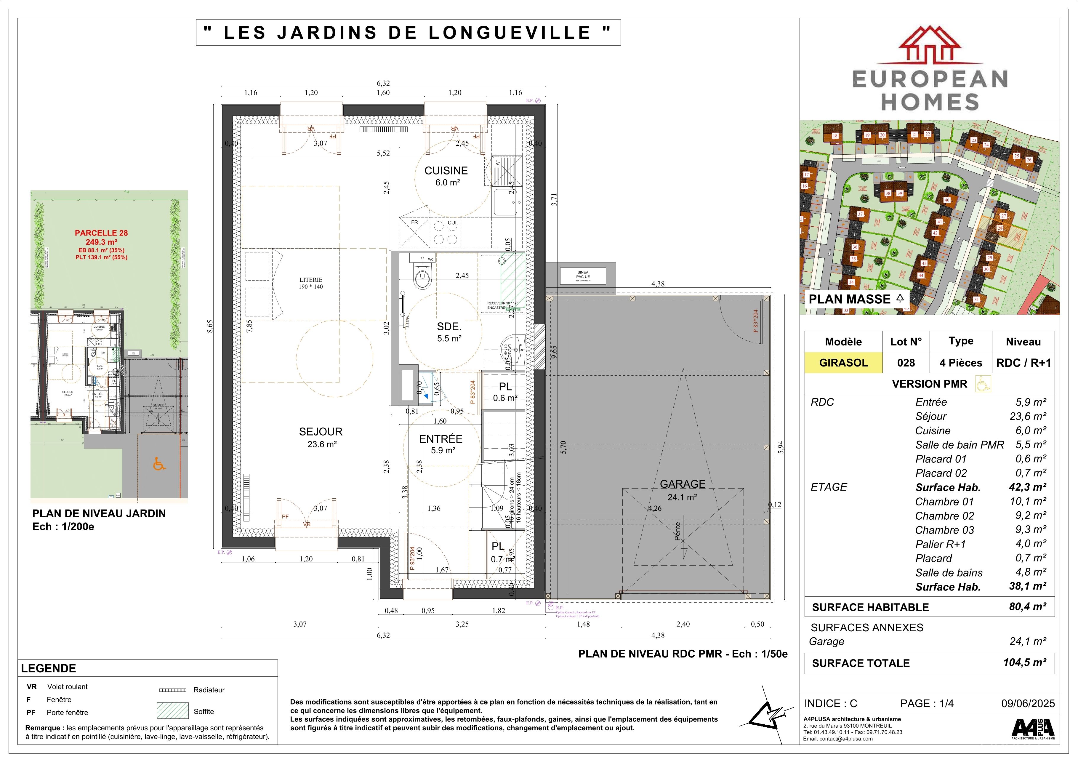 LES JARDINS DE LONGUEVILLE - T4