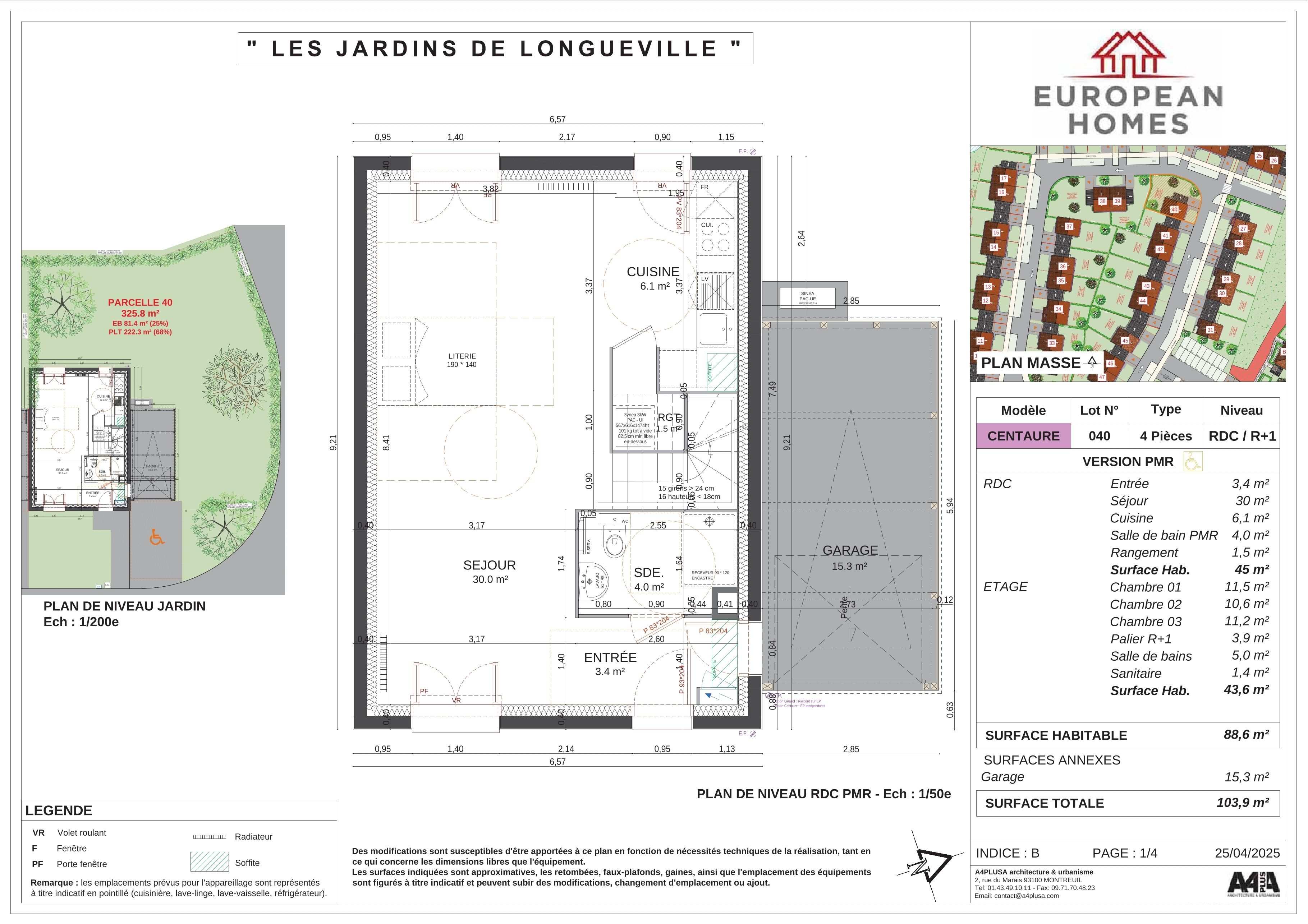 LES JARDINS DE LONGUEVILLE - T4