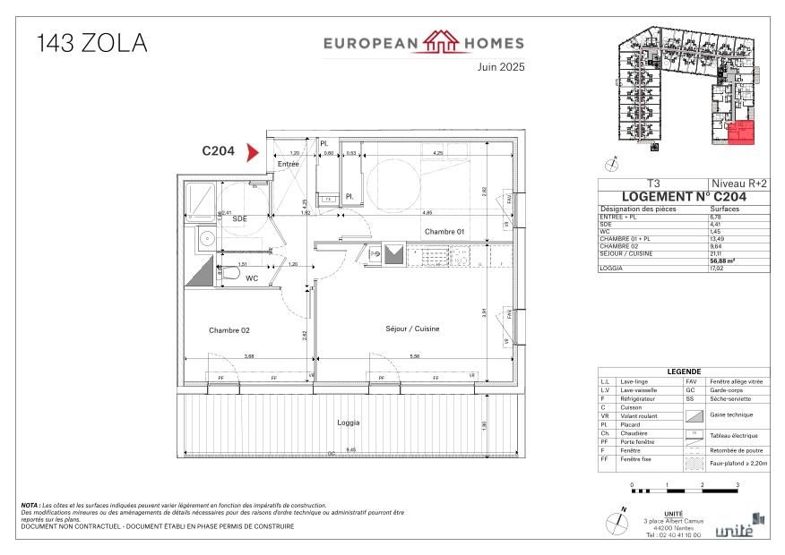 Plan du logement