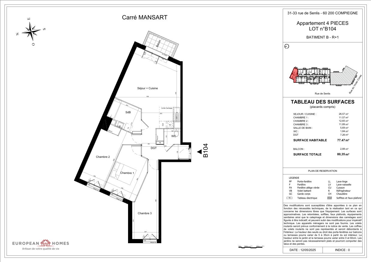 CARRE MANSART - T4