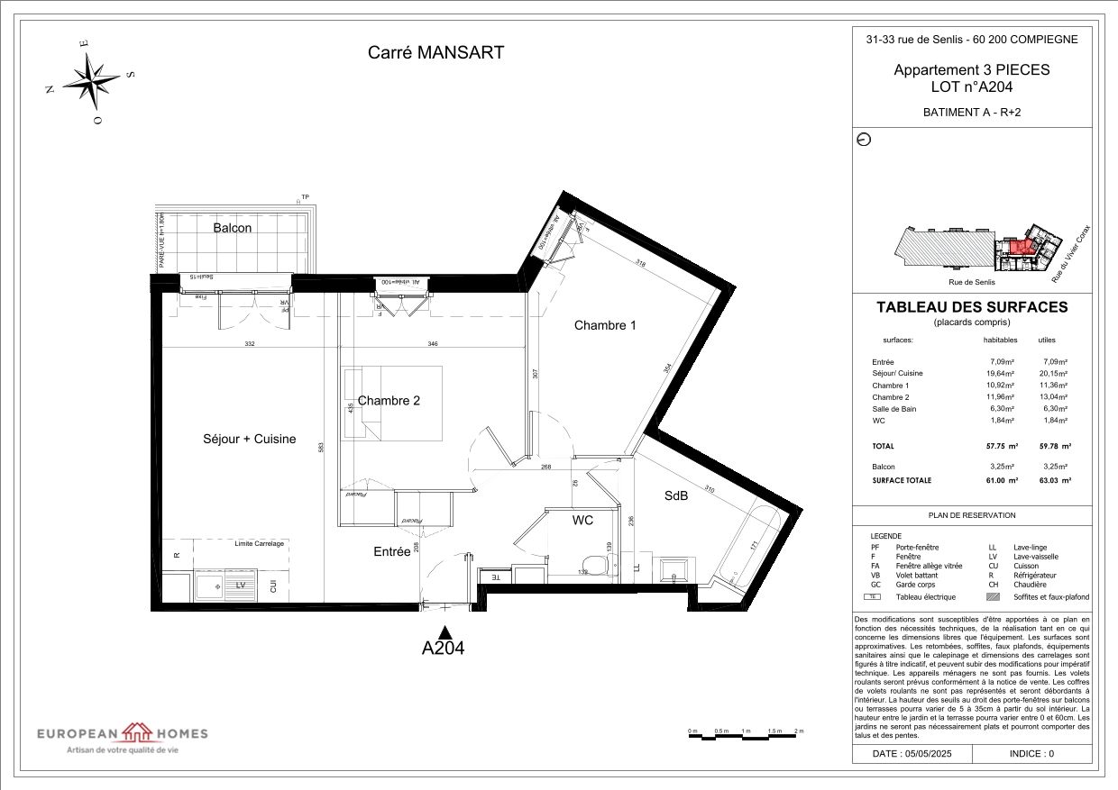CARRE MANSART - T3
