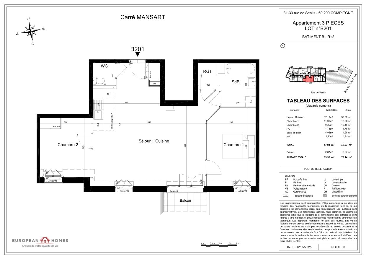 Plan du logement