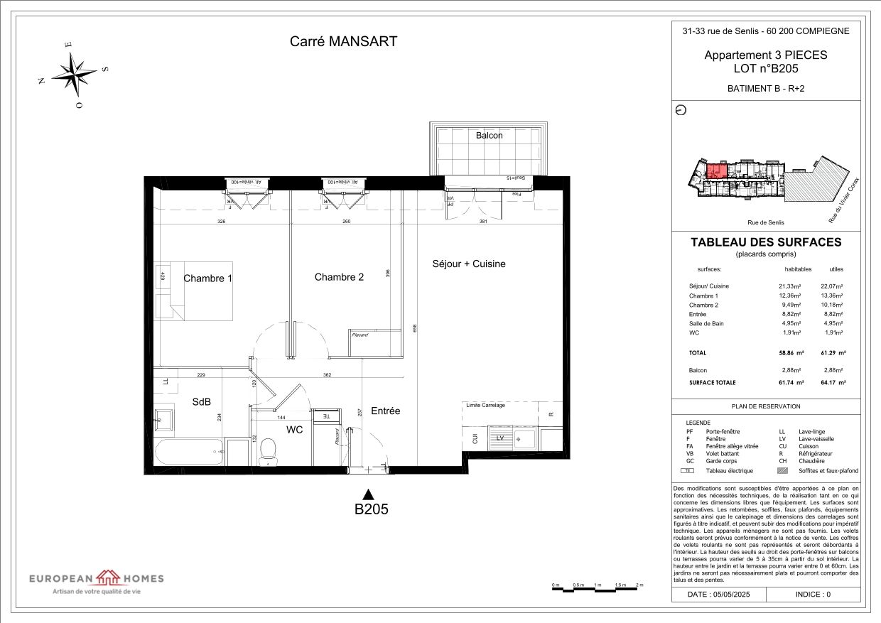 CARRE MANSART - T3