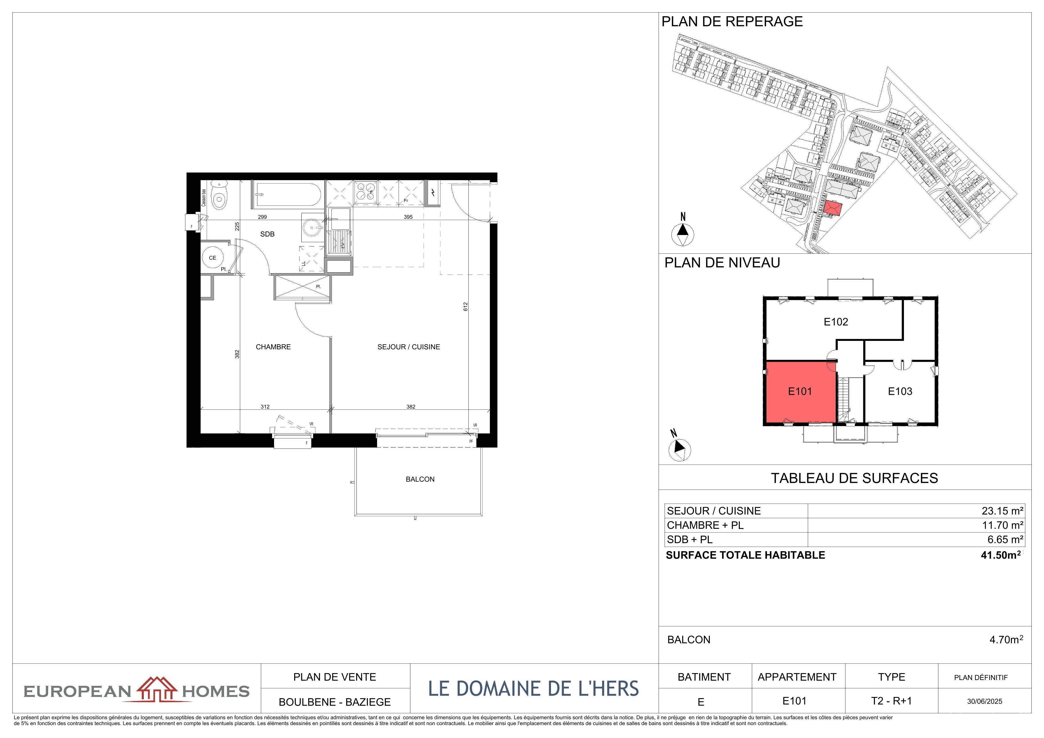 Plan du logement