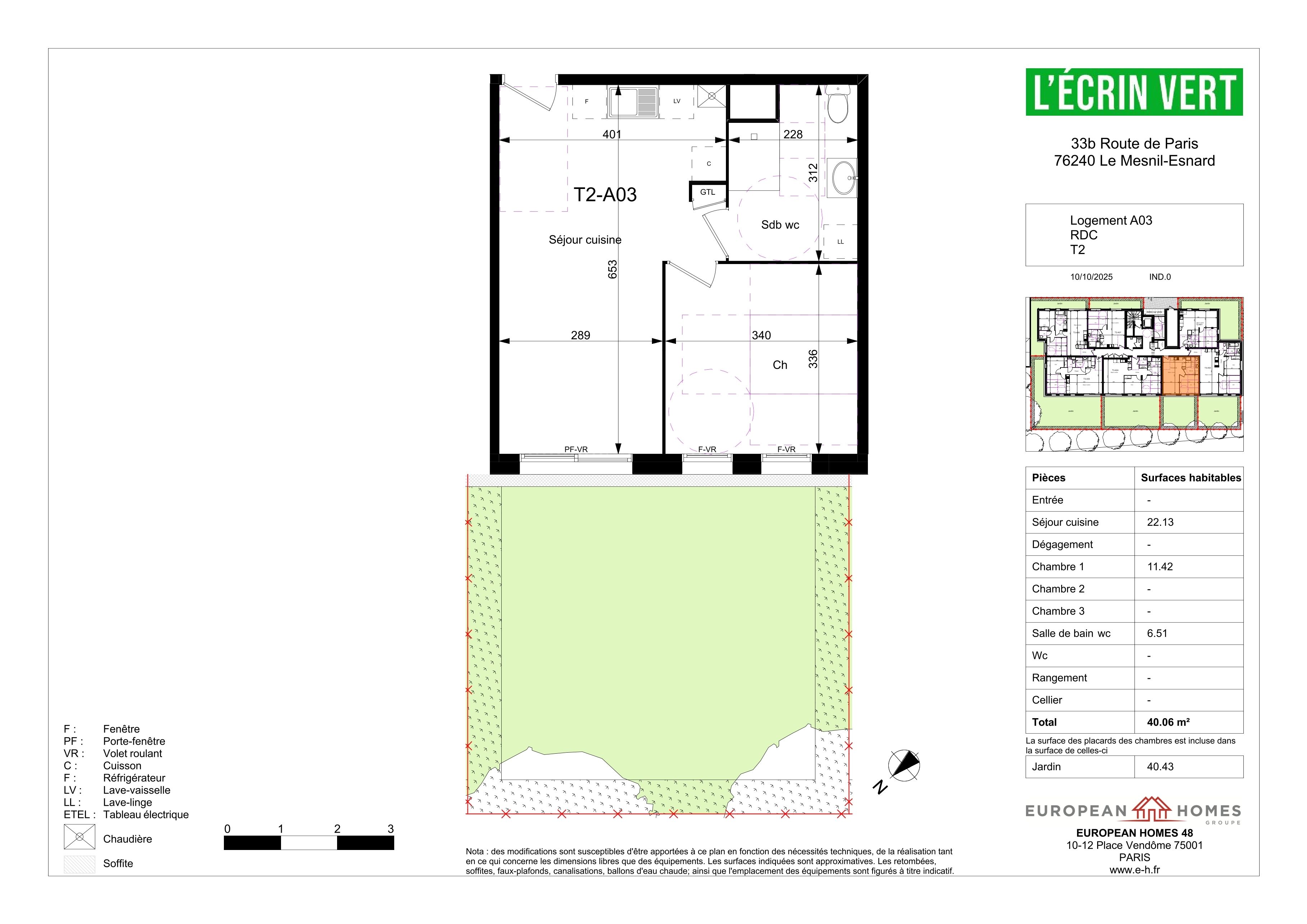 Plan du logement