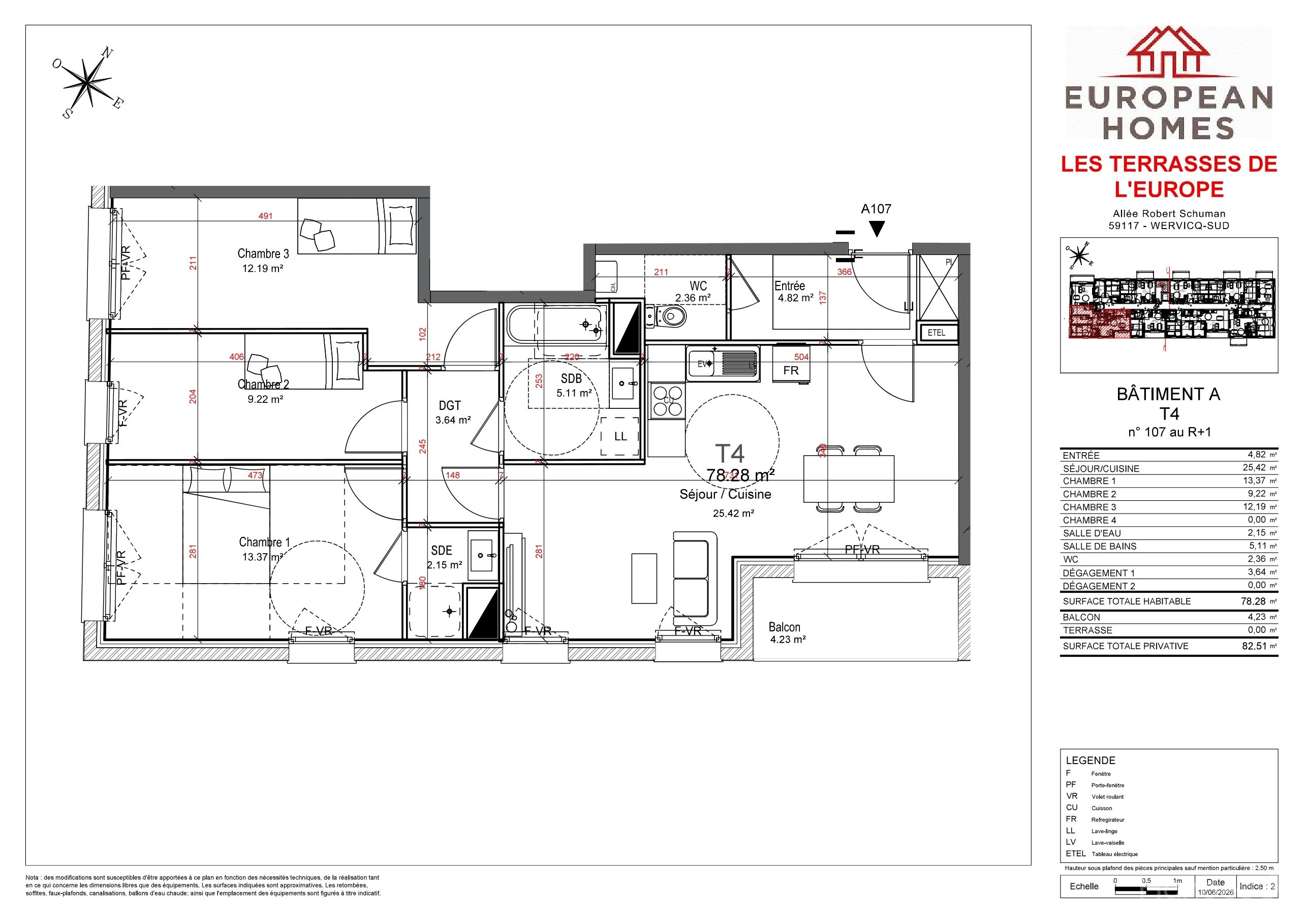 Les Terrasses de l’Europe - T4
