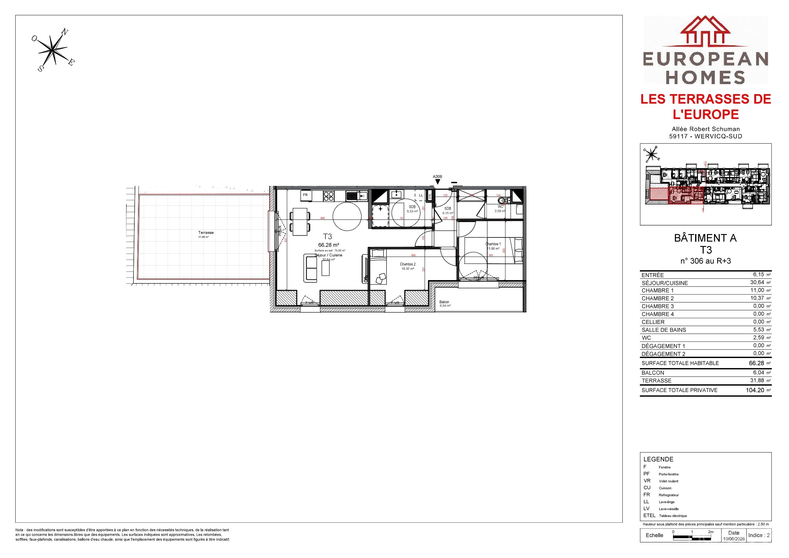 Les Terrasses de l’Europe - T3
