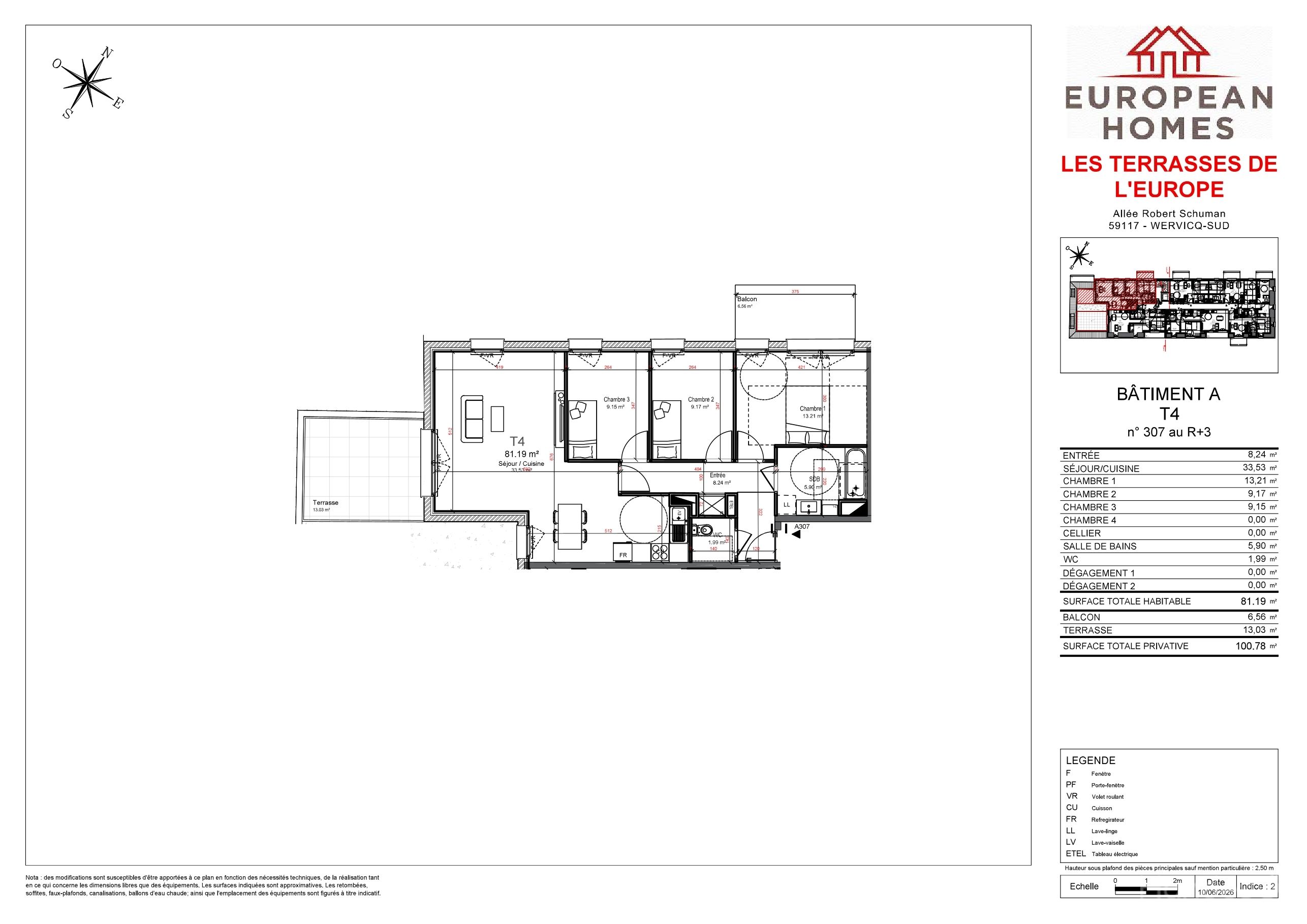 Les Terrasses de l’Europe - T4