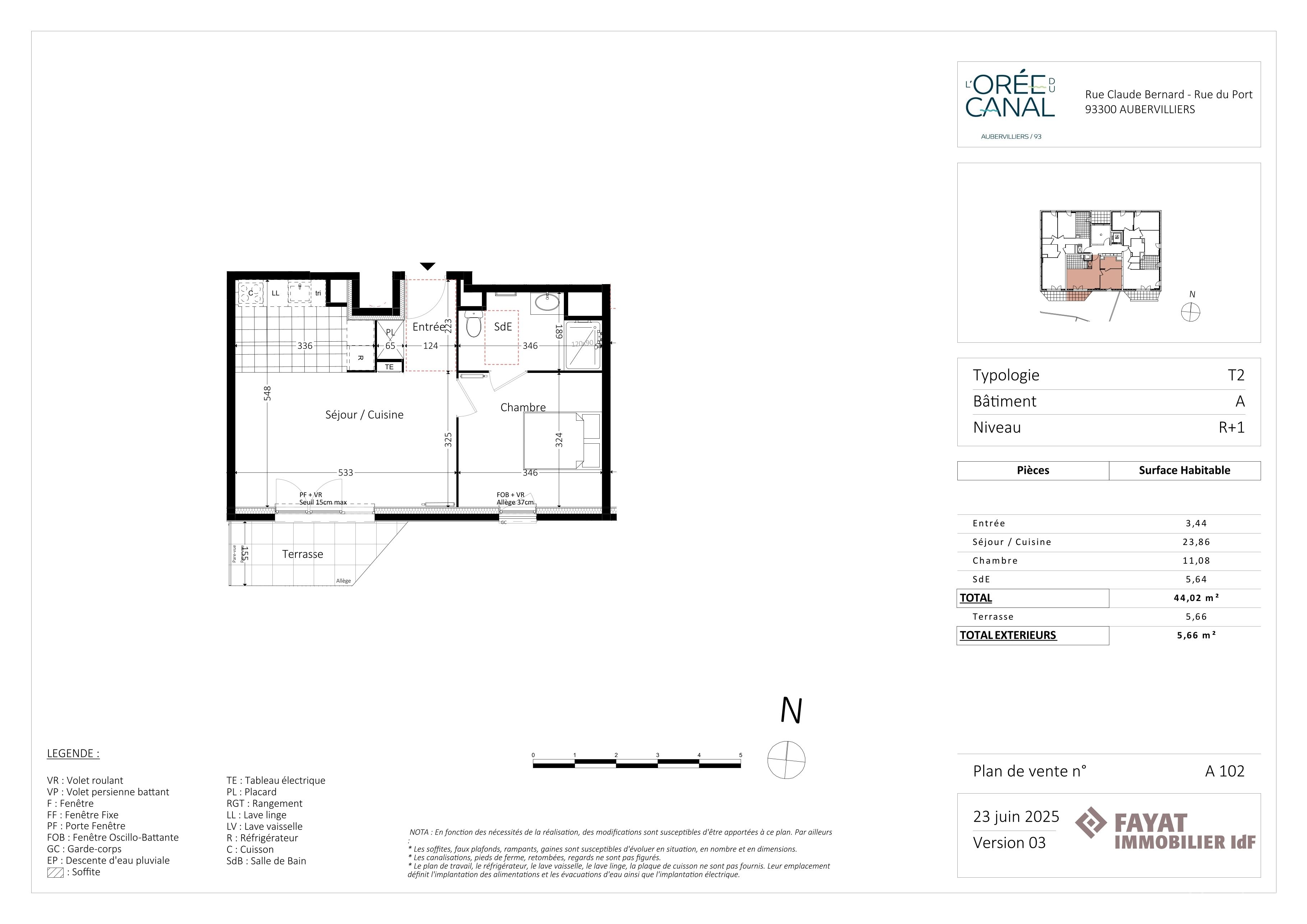 Plan lokalu A102